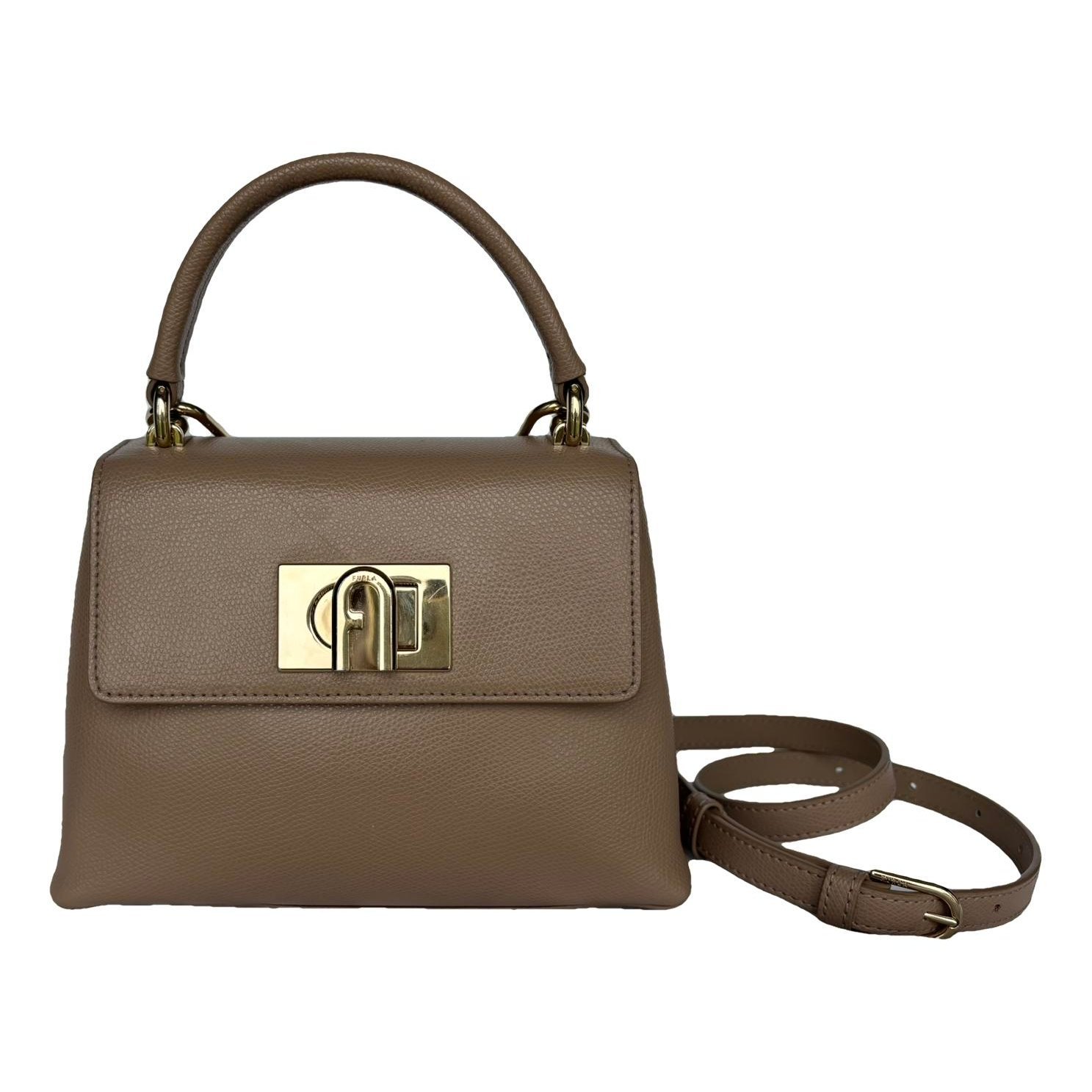 Leather handbag