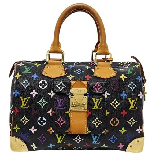 Louis Vuitton Nano Speedy / Mini HL leather handbag