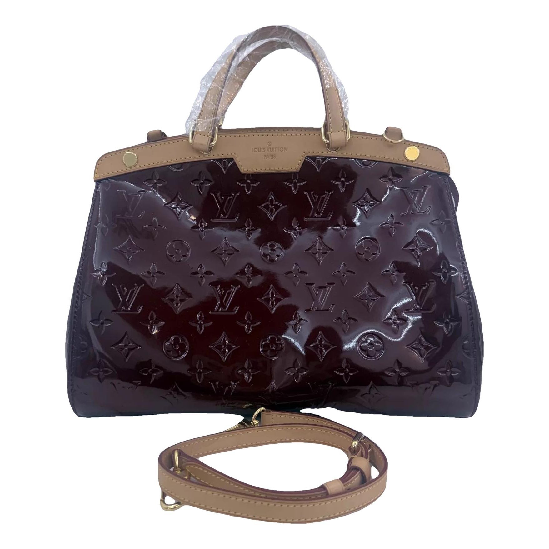 Bréa leather handbag