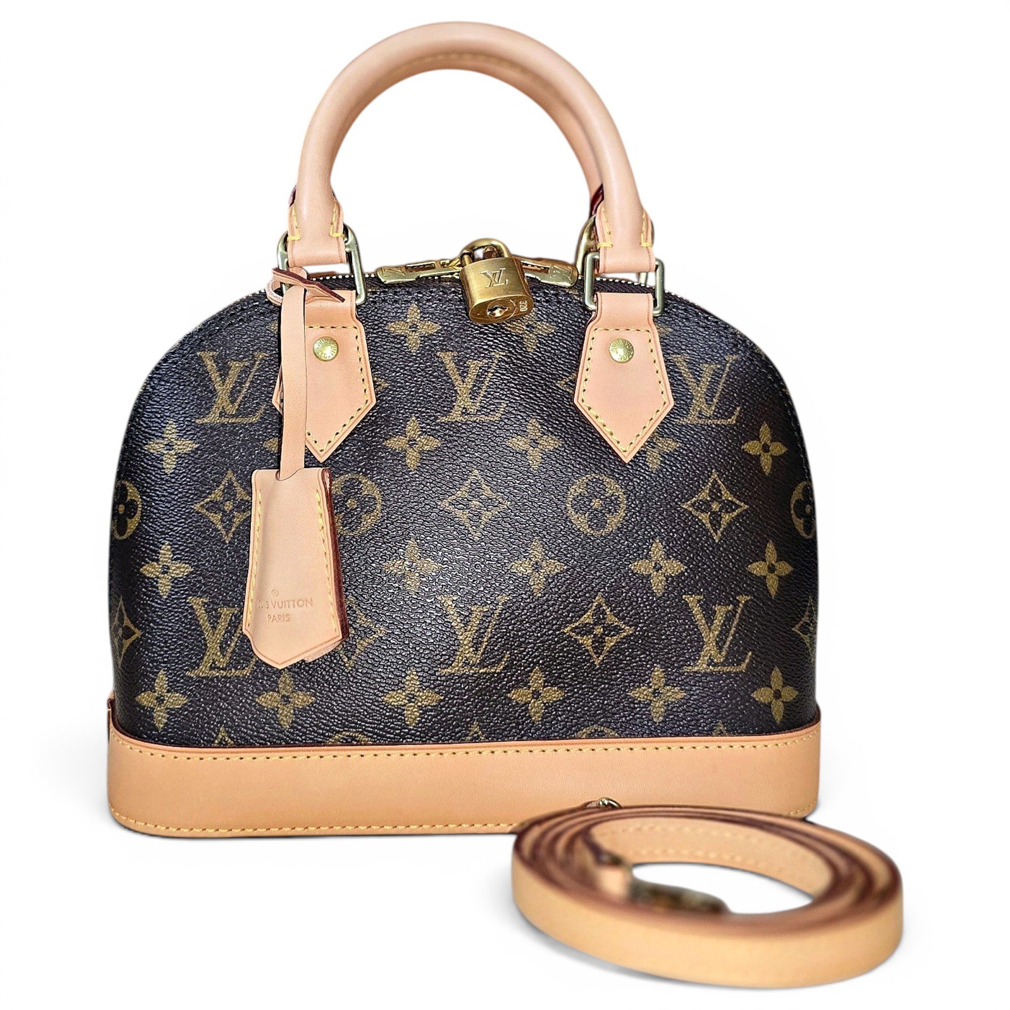Louis Vuitton Alma BB leather crossbody bag