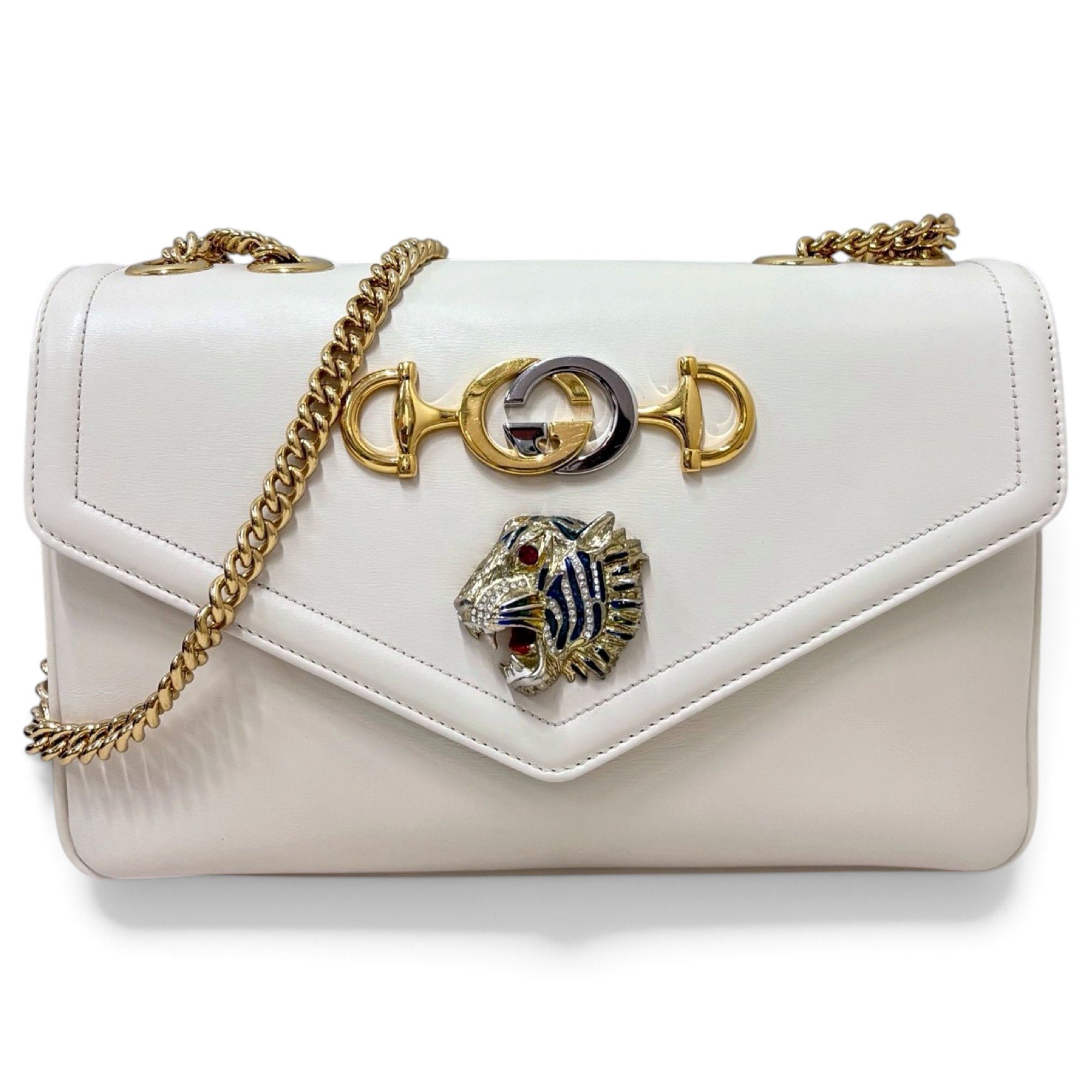 Rajah leather handbag