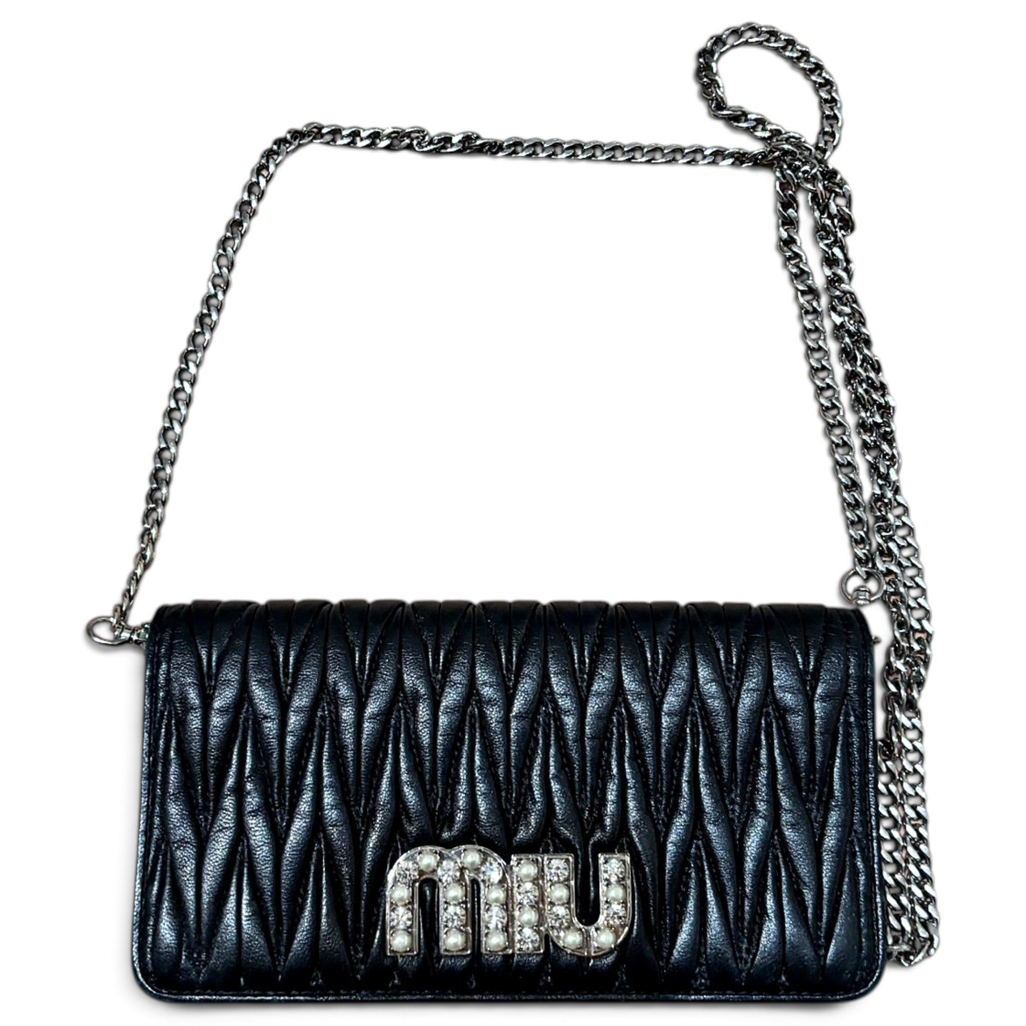 Miu Miu Miu delice leather handbag