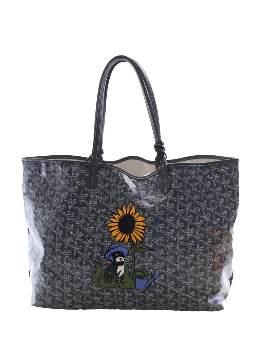 Goyard 2010-2026 Goyardine Dog and Sunflower Saint Louis PM tote bag