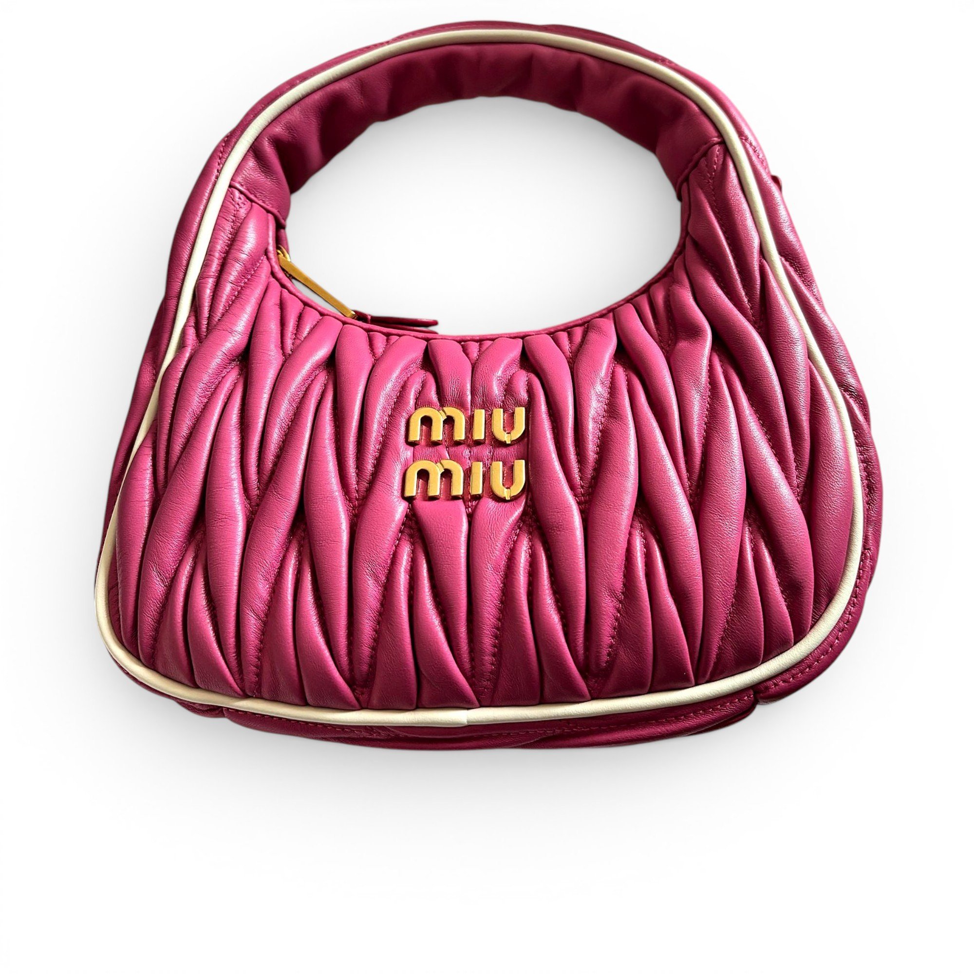 Miu Wander leather handbag