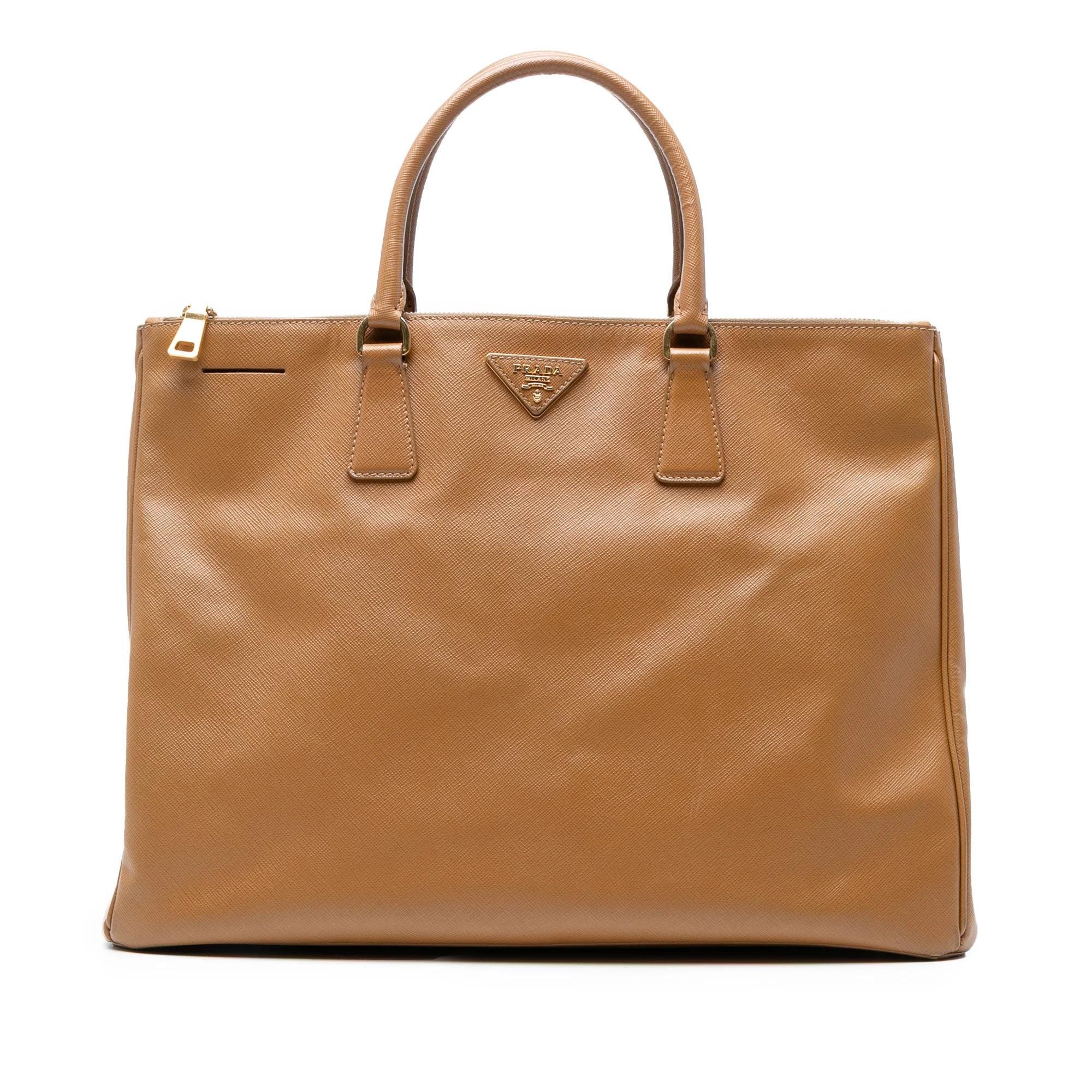 Prada Double leather tote