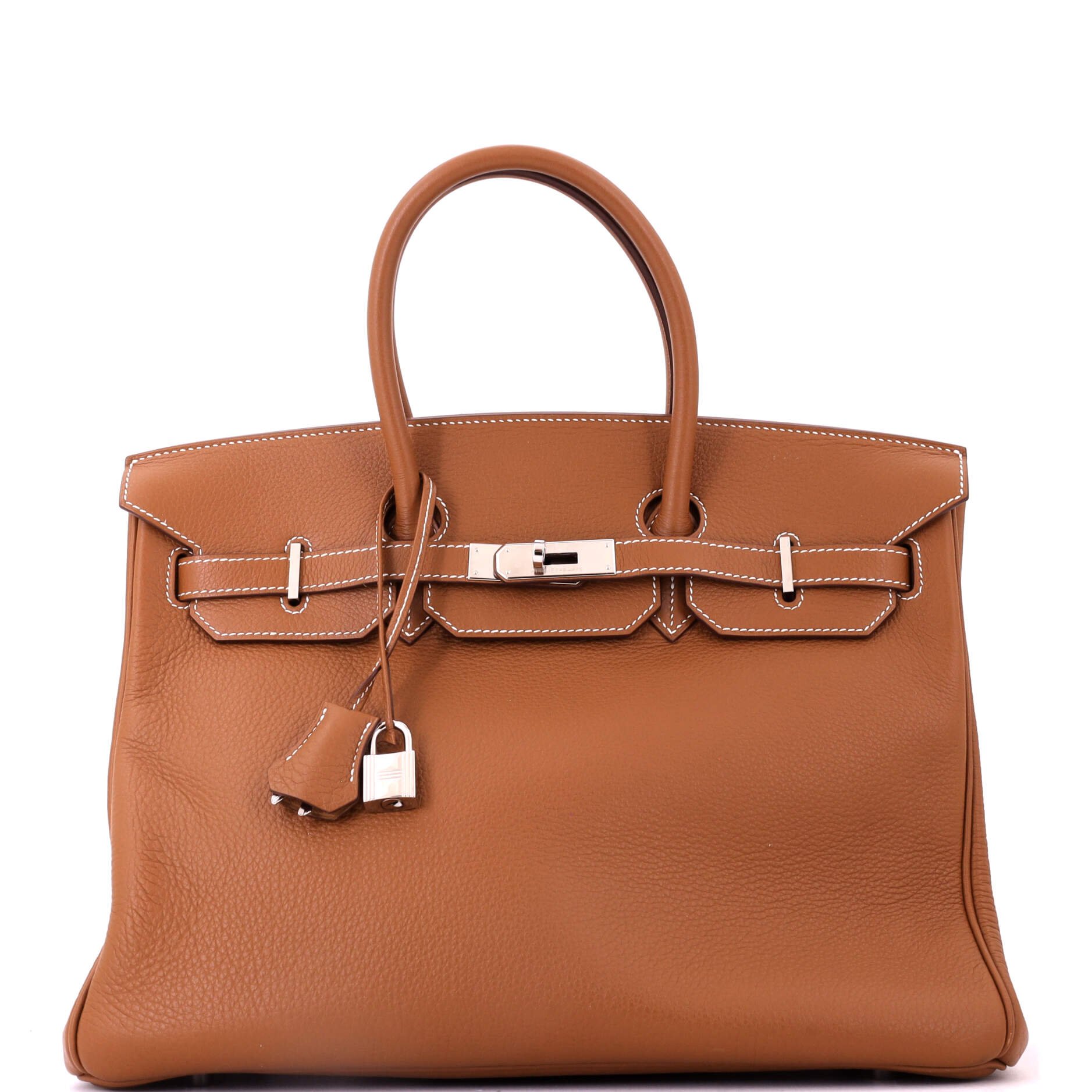 Birkin Handbag Gold Togo with Palladium Hardware 35