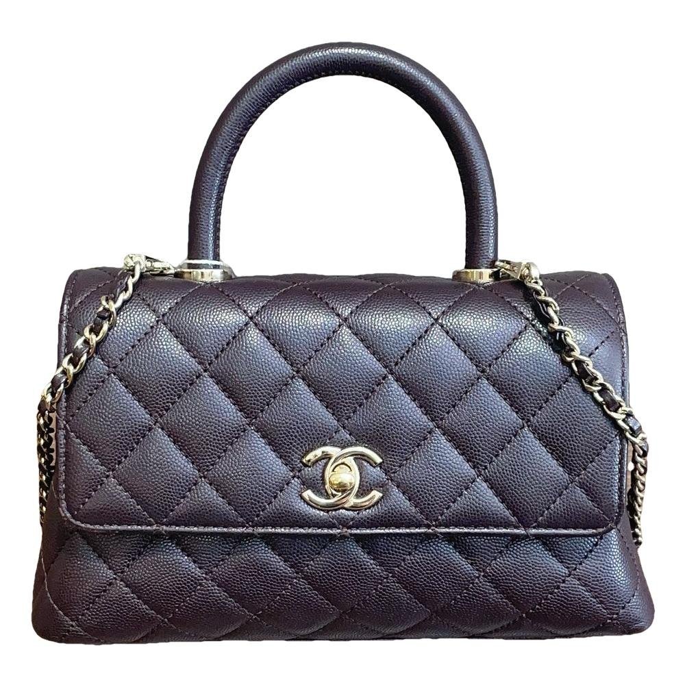 Coco Handle leather handbag