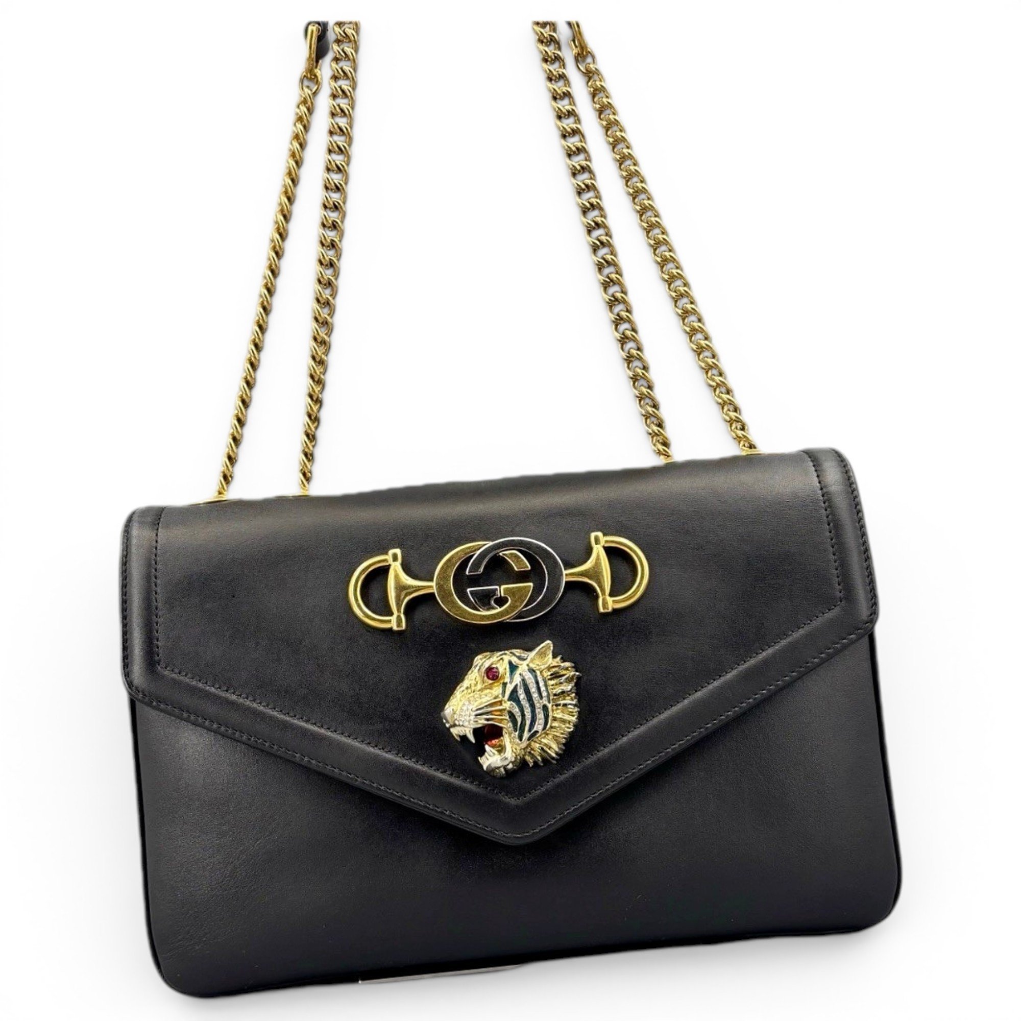 Rajah leather handbag