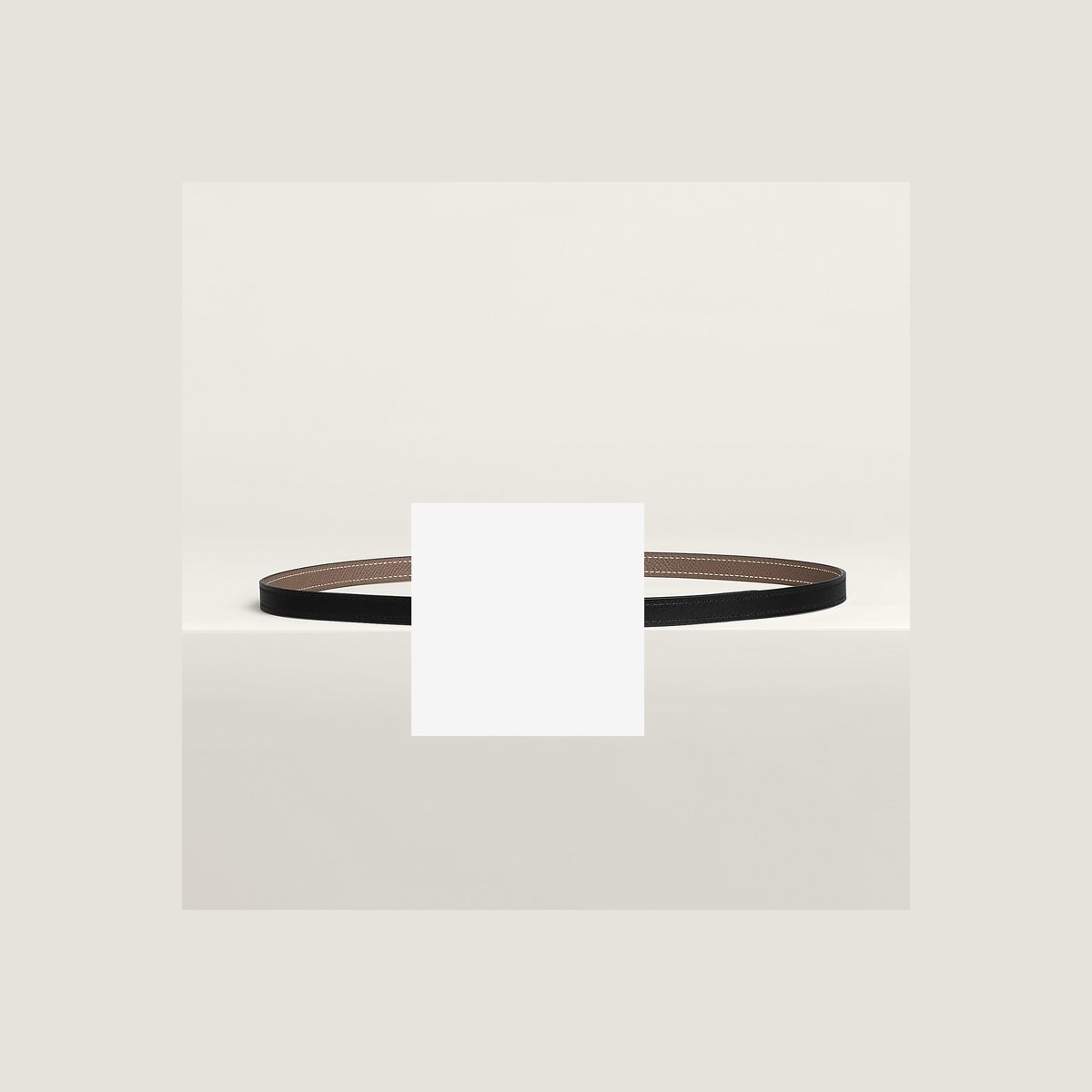 Heritage belt buckle & Reversible leather strap 13 mm