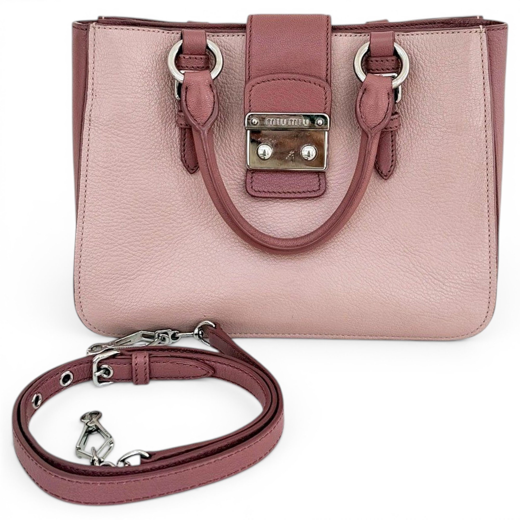 Leather handbag