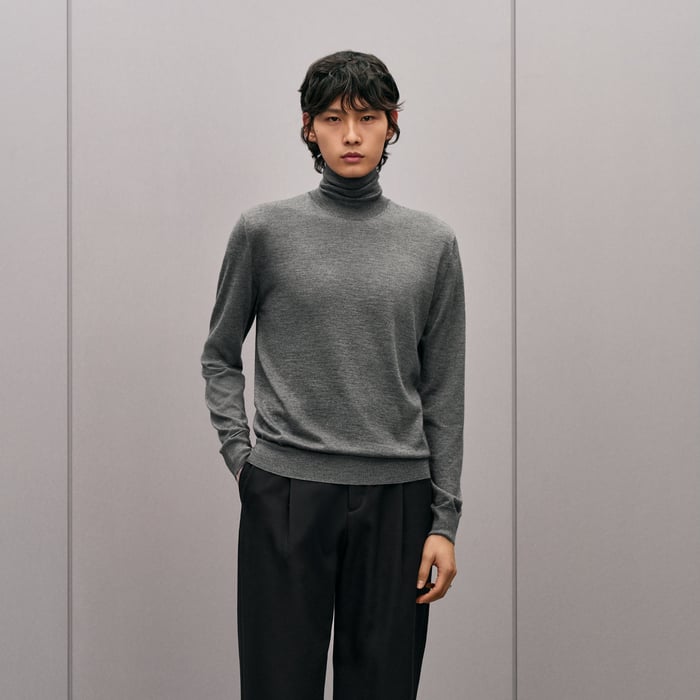 Flanelle "H Etriviere" Turtleneck Sweater
