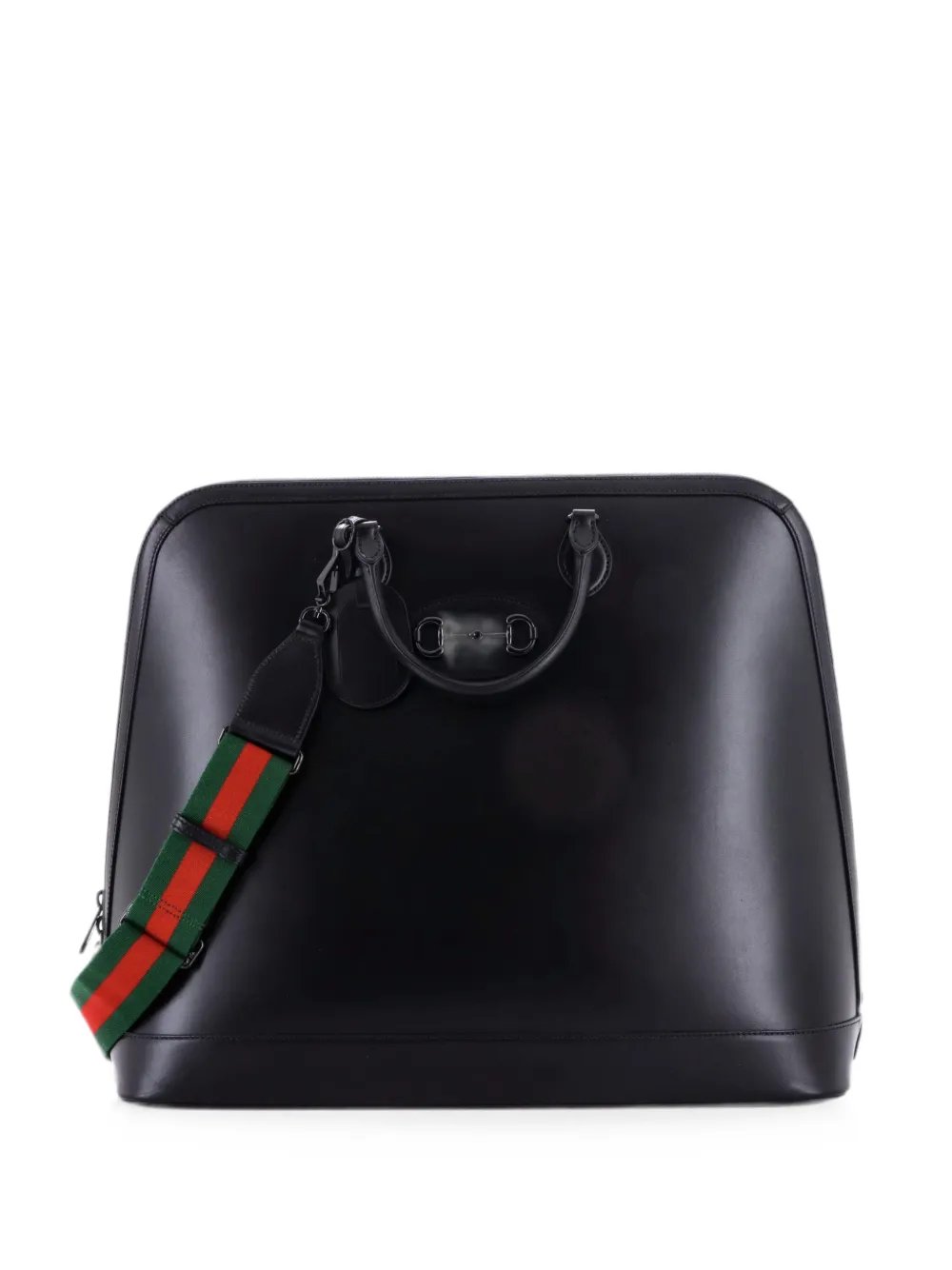 Horsebit 1955 Web Duffle Bag Leather Large travel bag