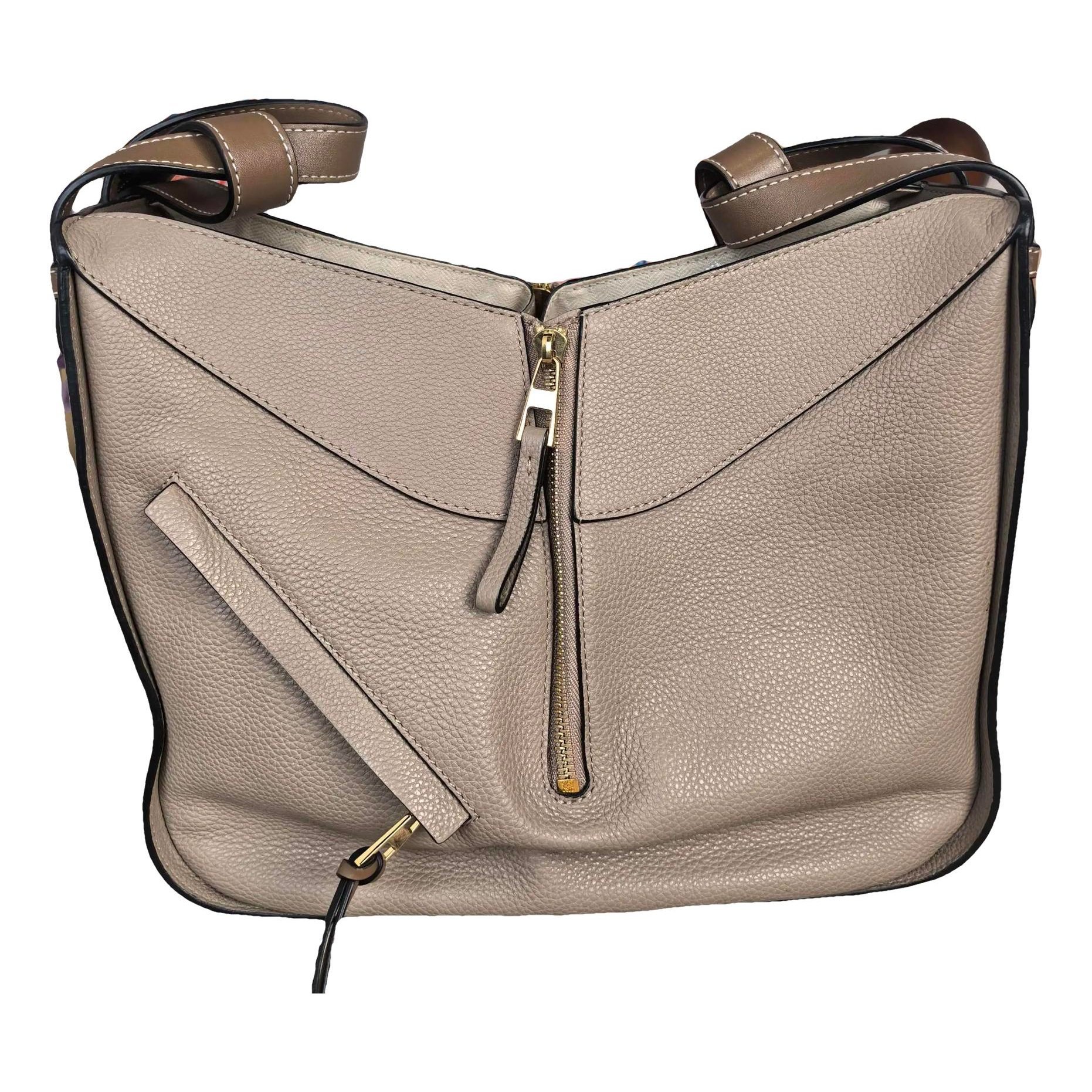 Hammock leather handbag