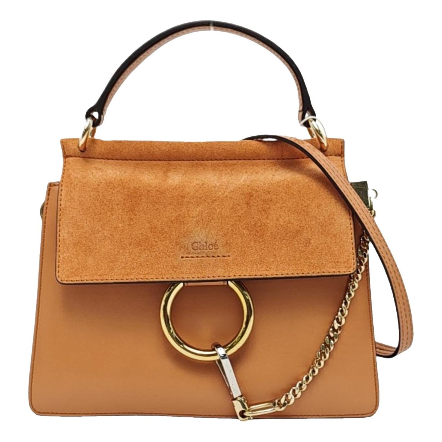 Faye leather handbag