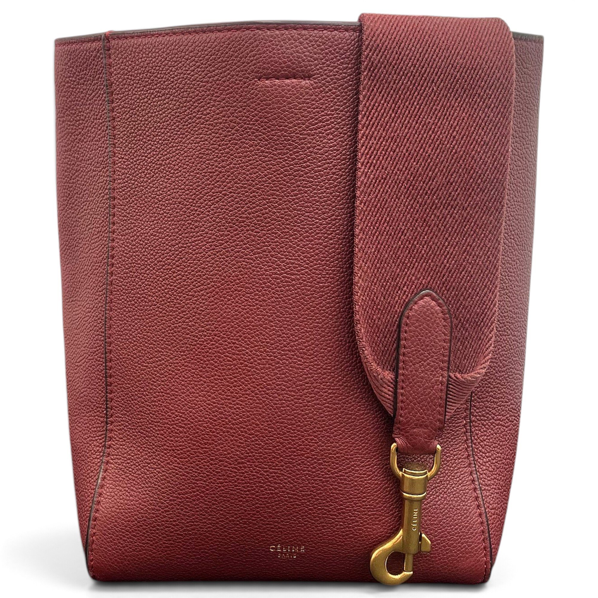 Seau Sangle leather handbag