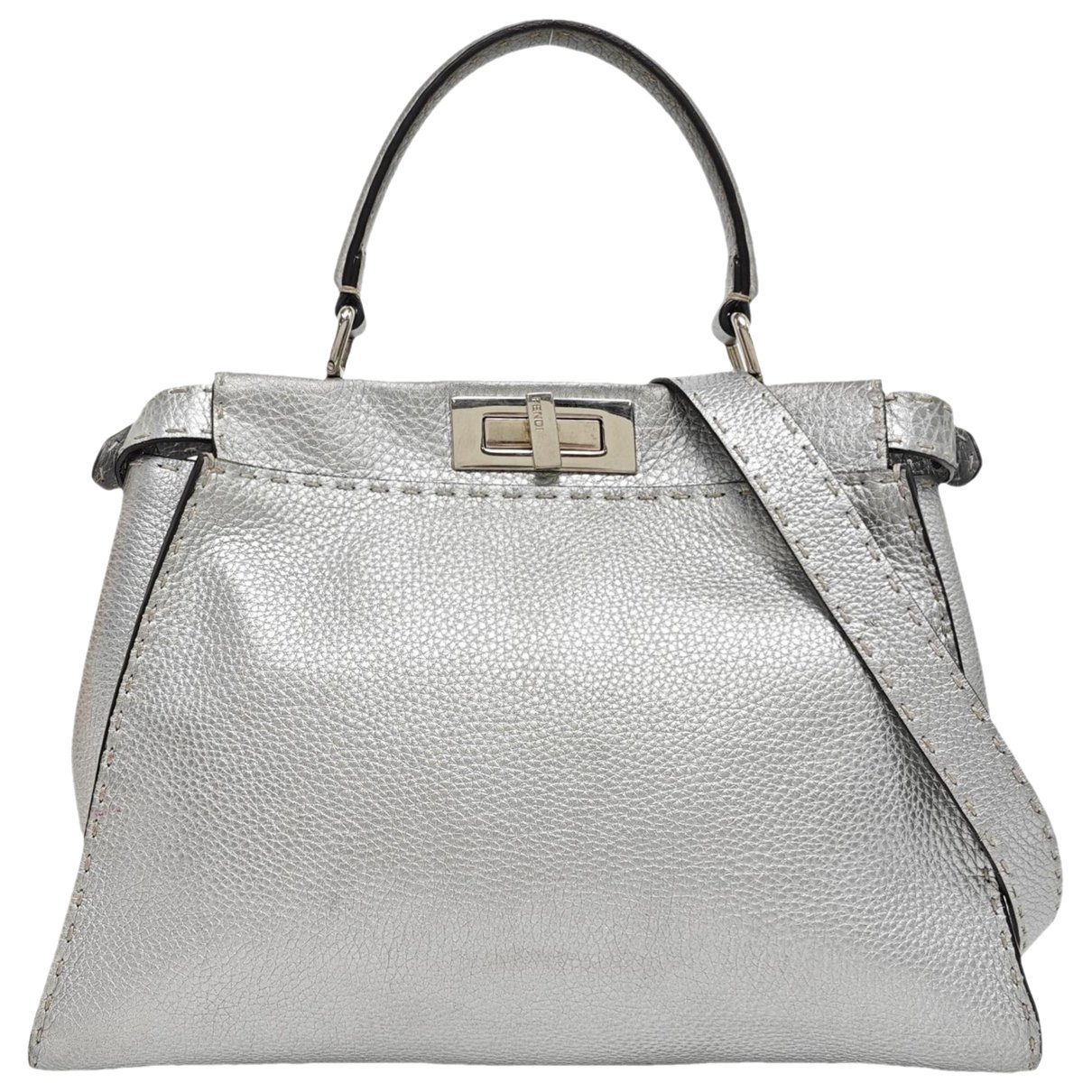 Peekaboo leather handbag