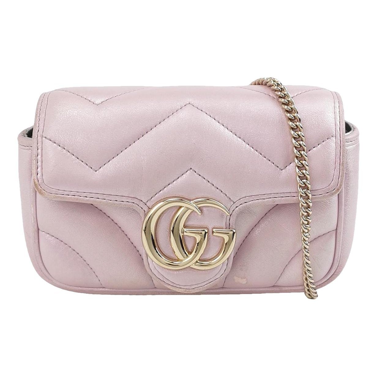GG Marmont Flap leather handbag