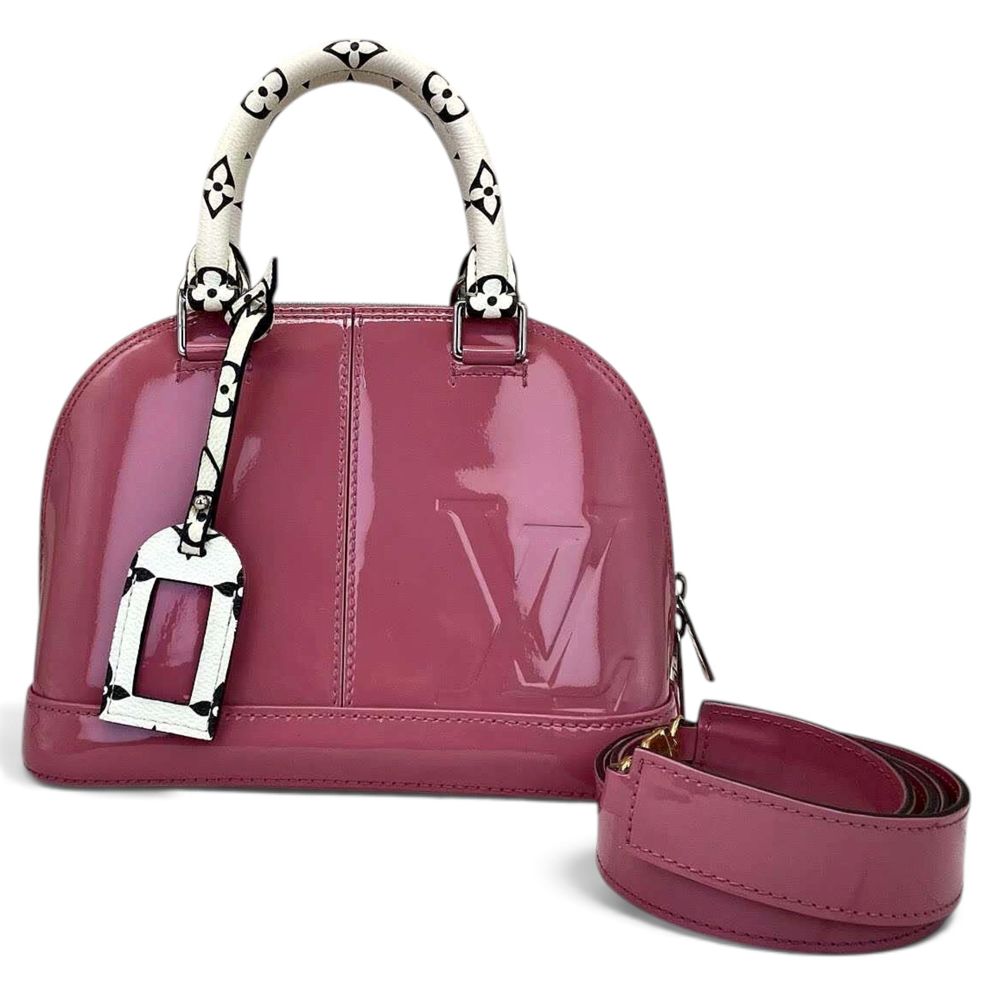 Alma BB patent leather handbag