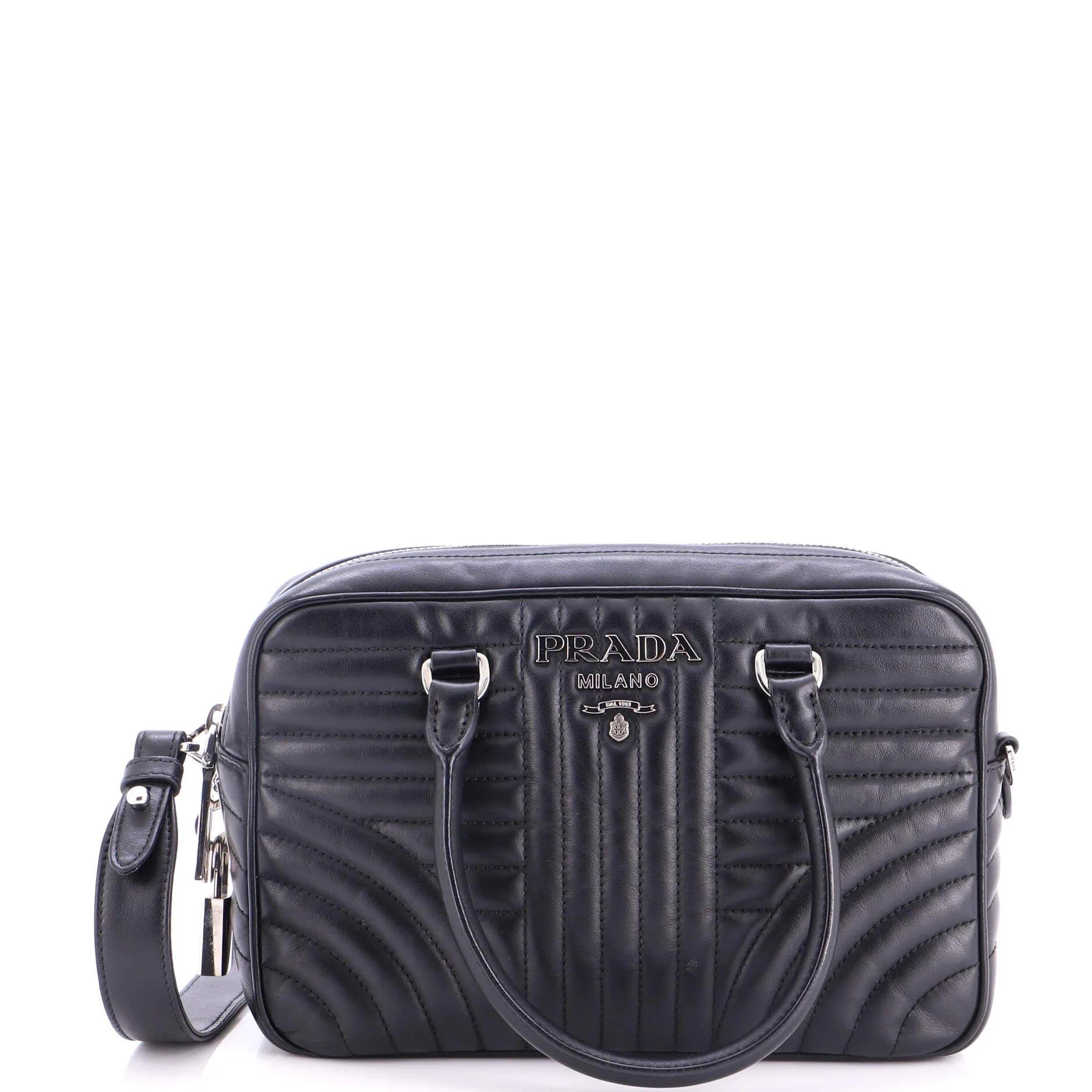 Leather bowling bag