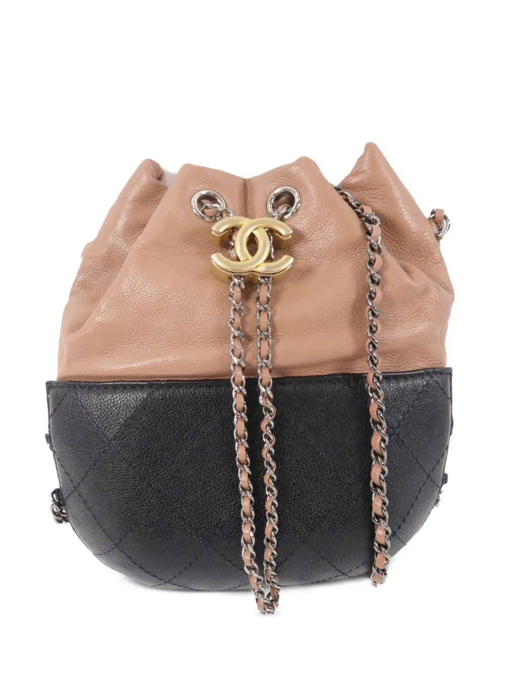 Gabrielle quilted bucket bag