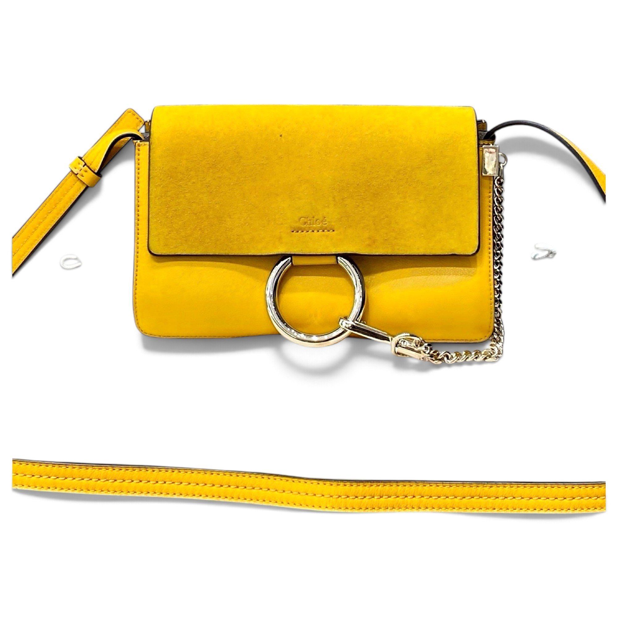 Faye leather crossbody bag
