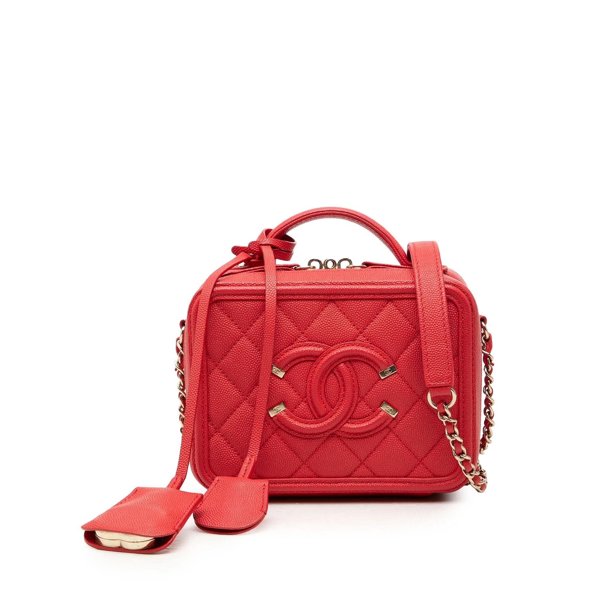 CC Filigree leather handbag