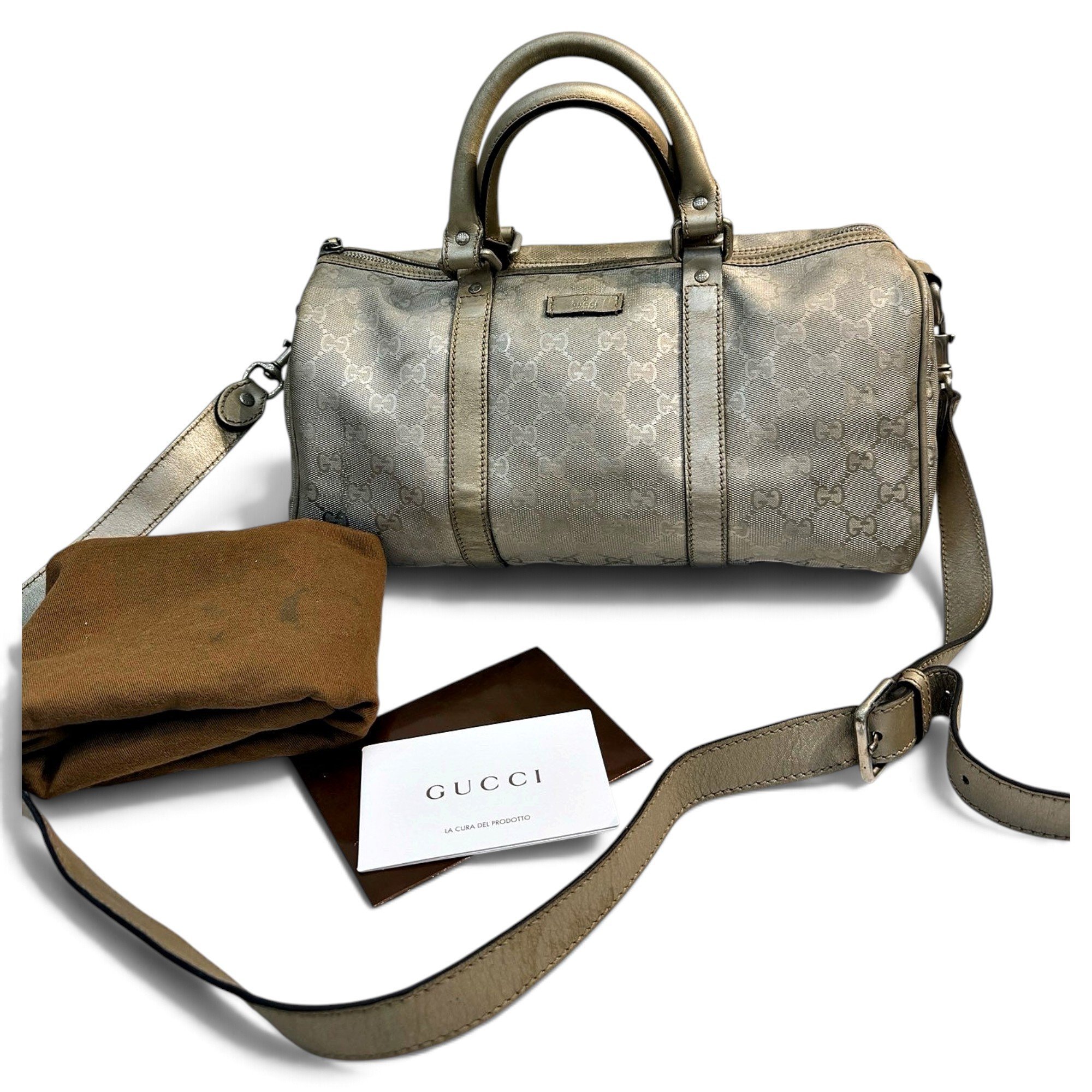 Boston cloth bowling bag