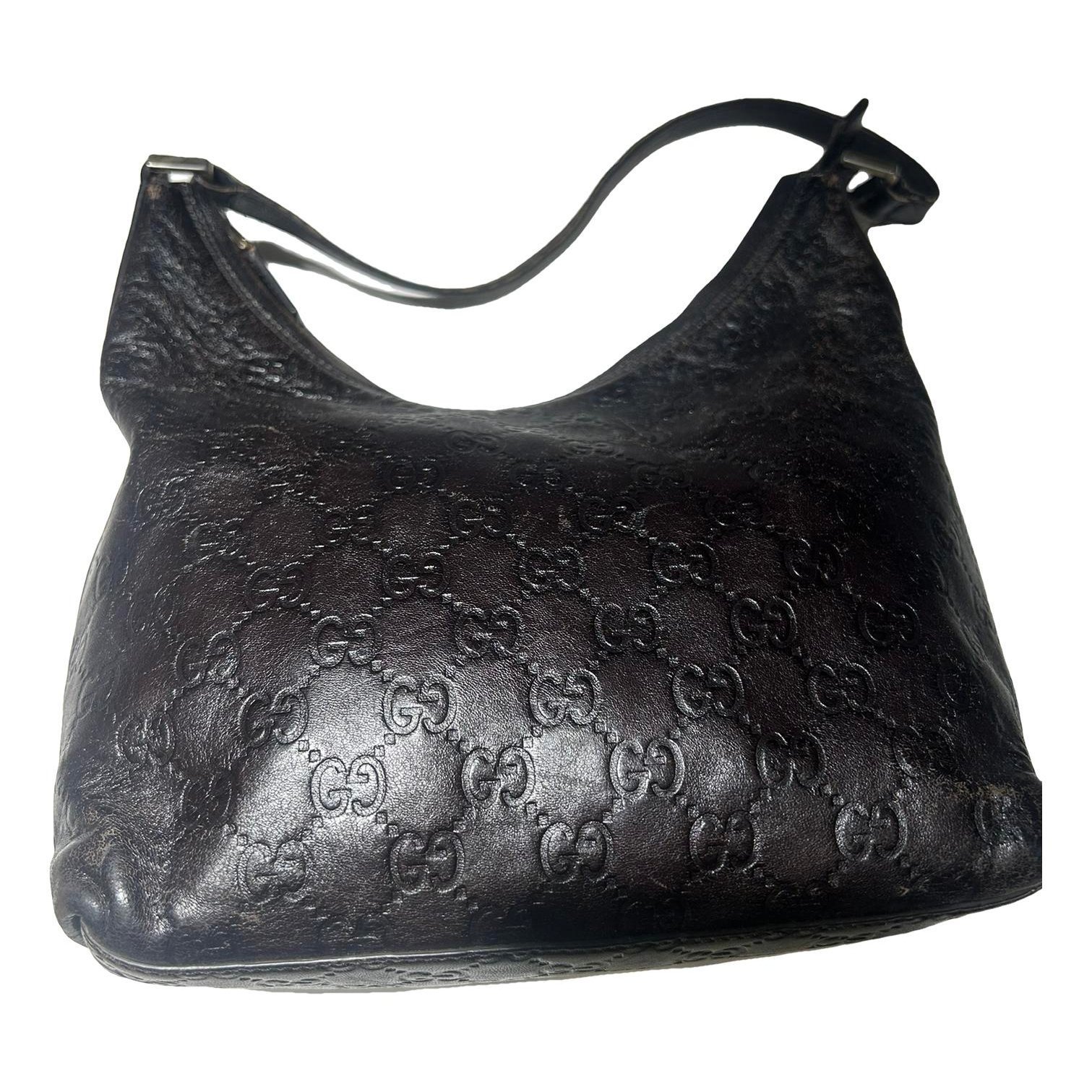 Hobo leather handbag