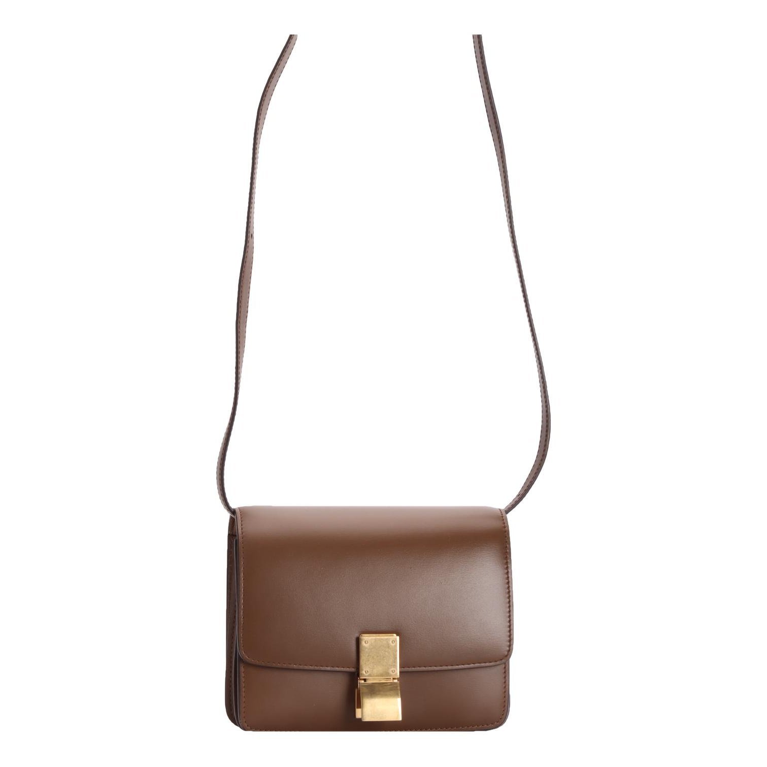 Classic leather crossbody bag