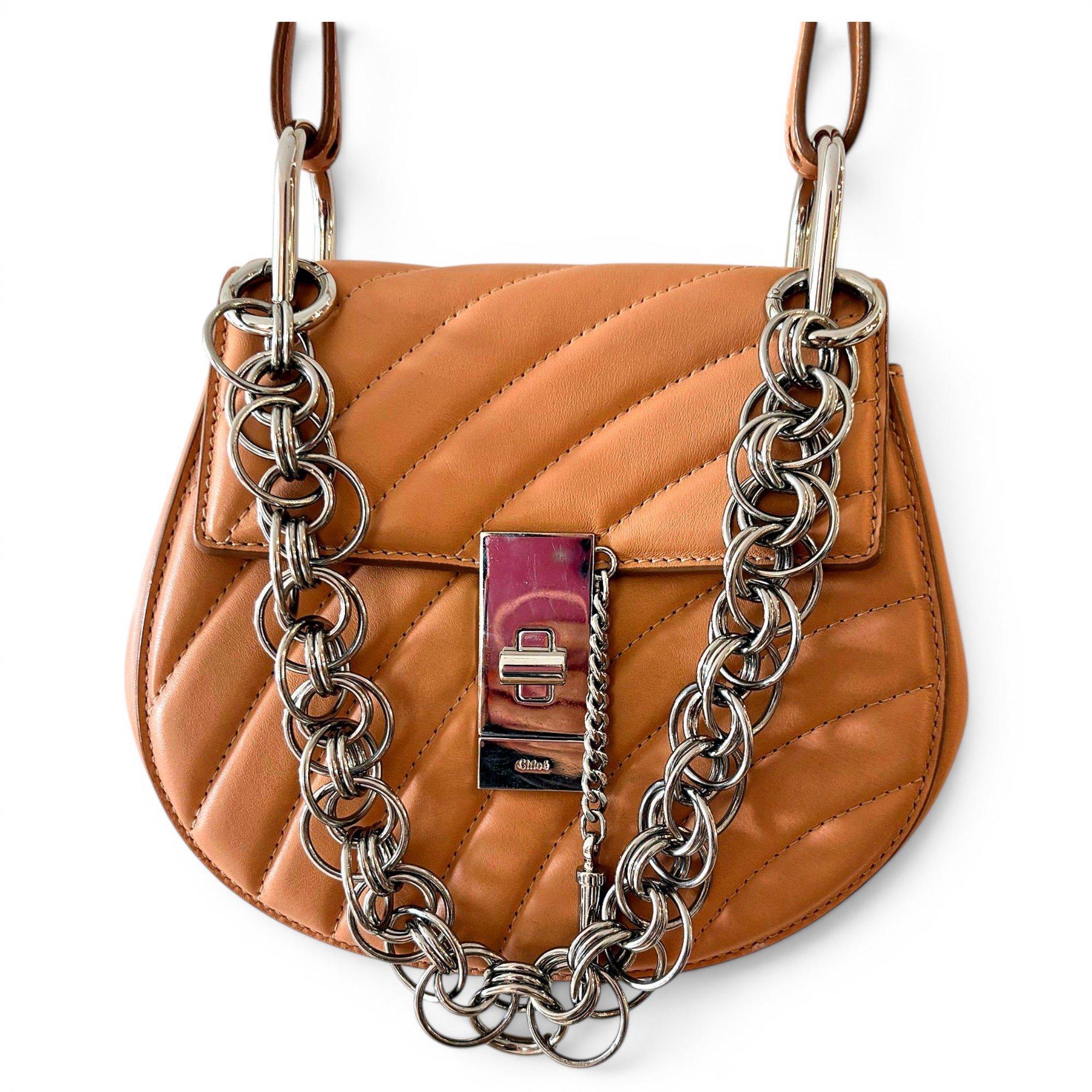 Drew leather crossbody bag