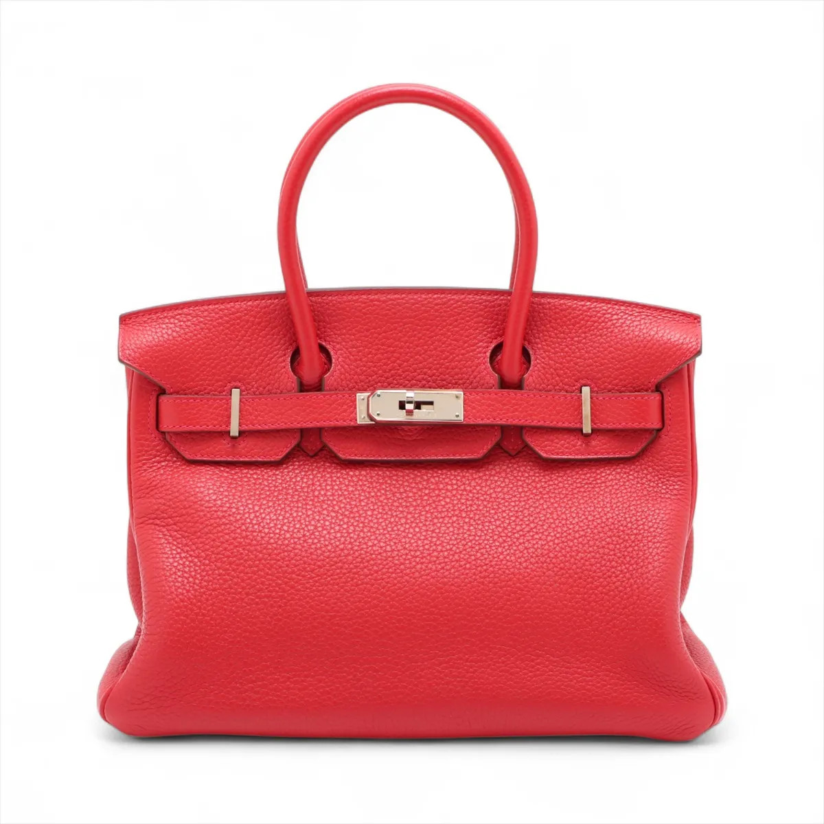Hermès Birkin 30 Le Tournay Togo Rouge casaque Silver Metal Fittings