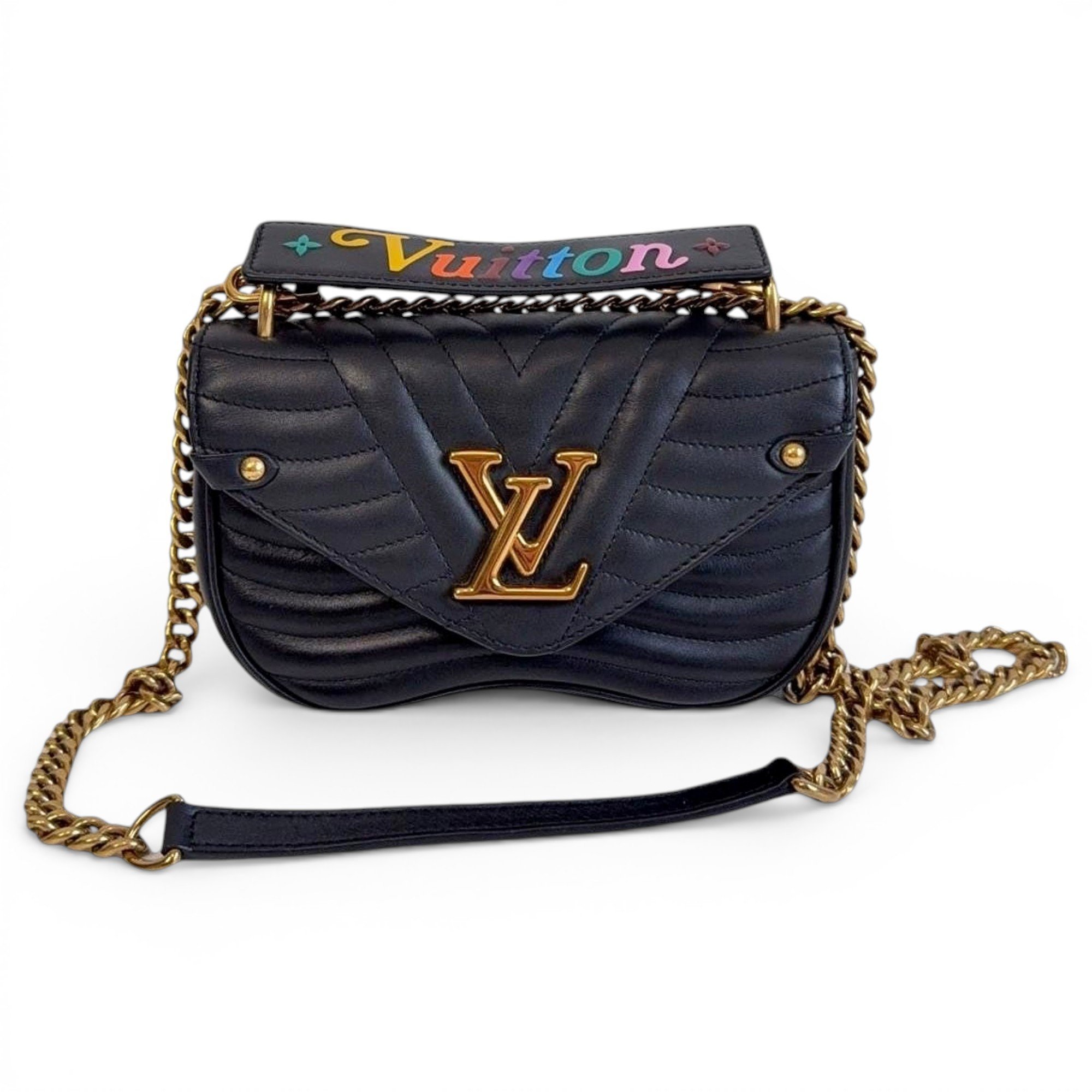 New Wave leather handbag