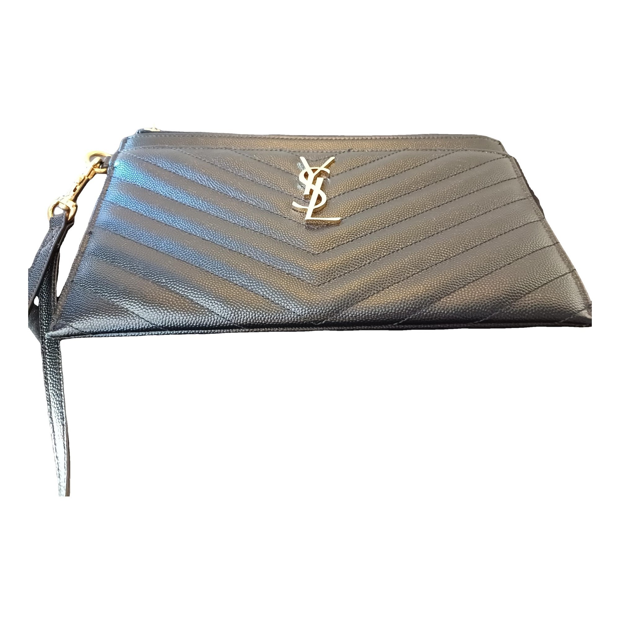 Cassandre leather clutch bag