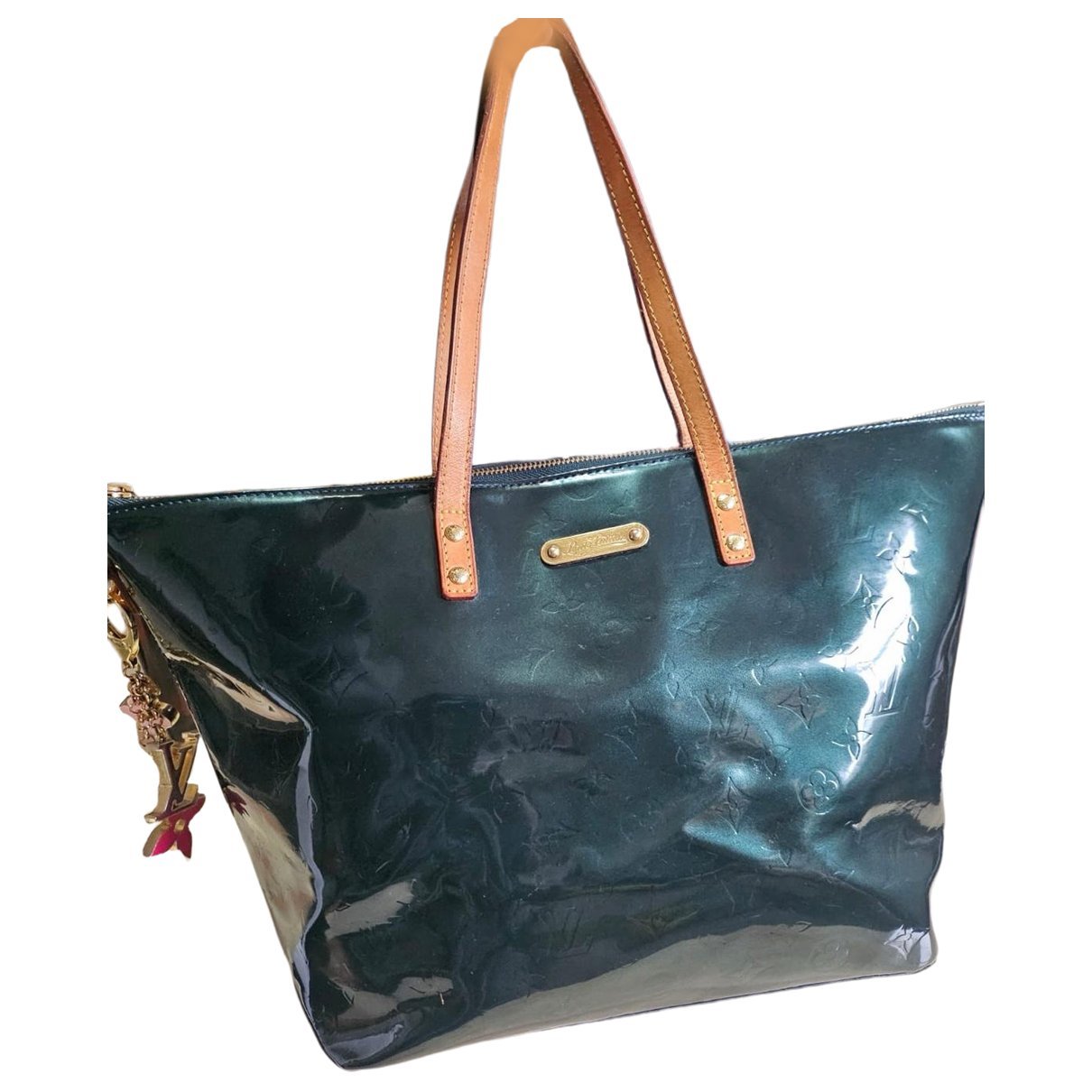 Houston patent leather tote