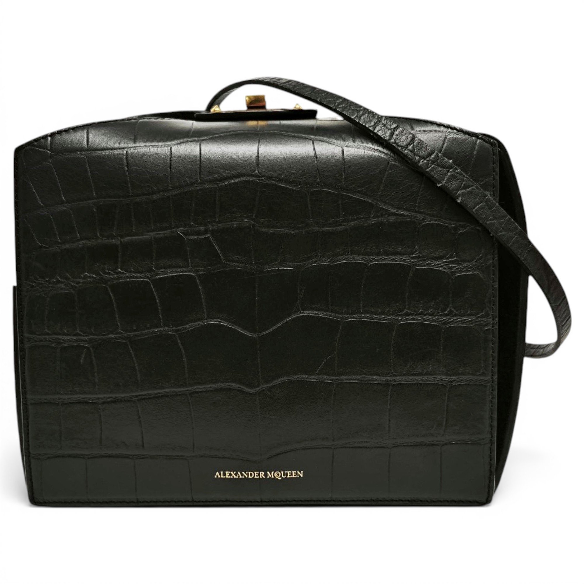 Box 19 leather crossbody bag
