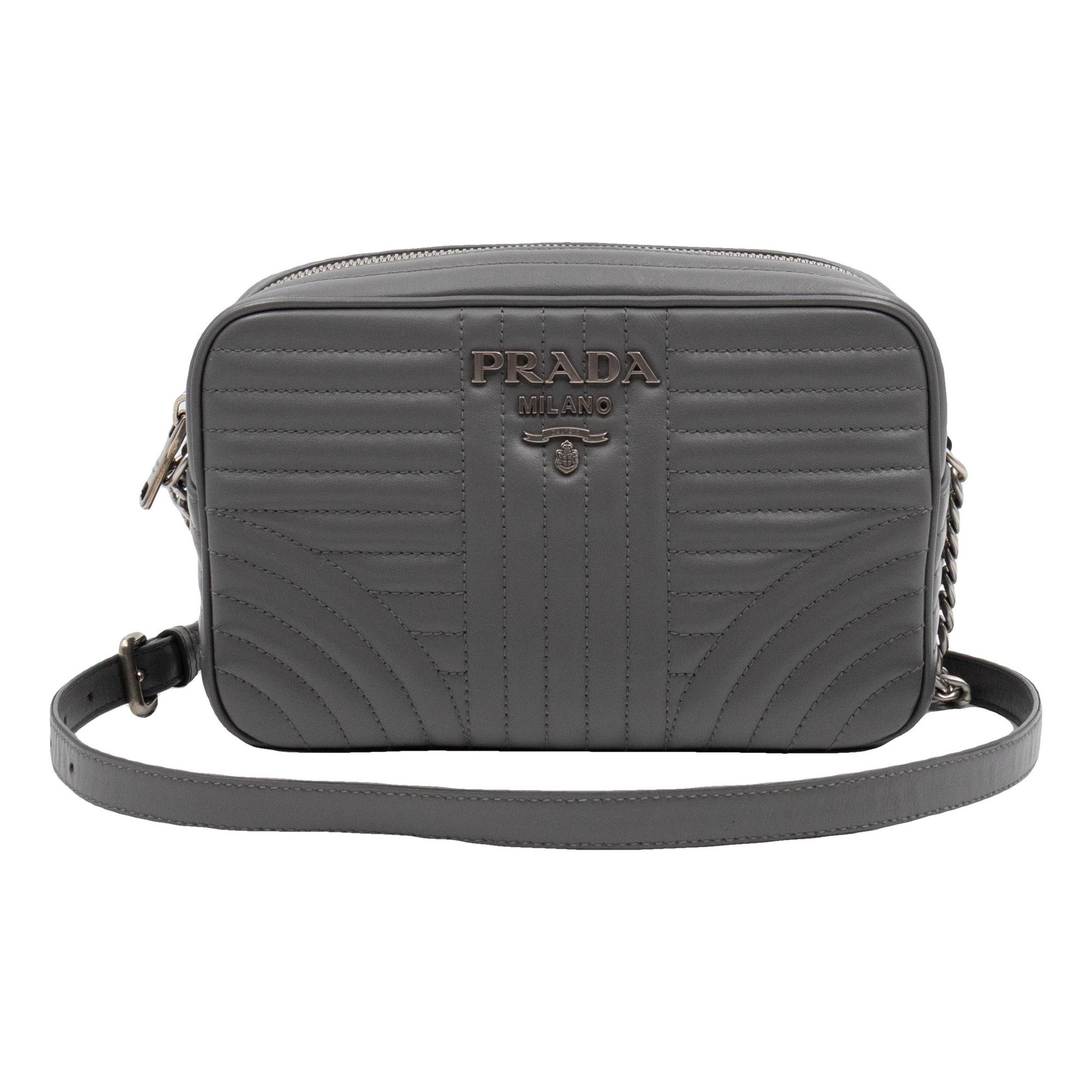 Diagramme leather crossbody bag