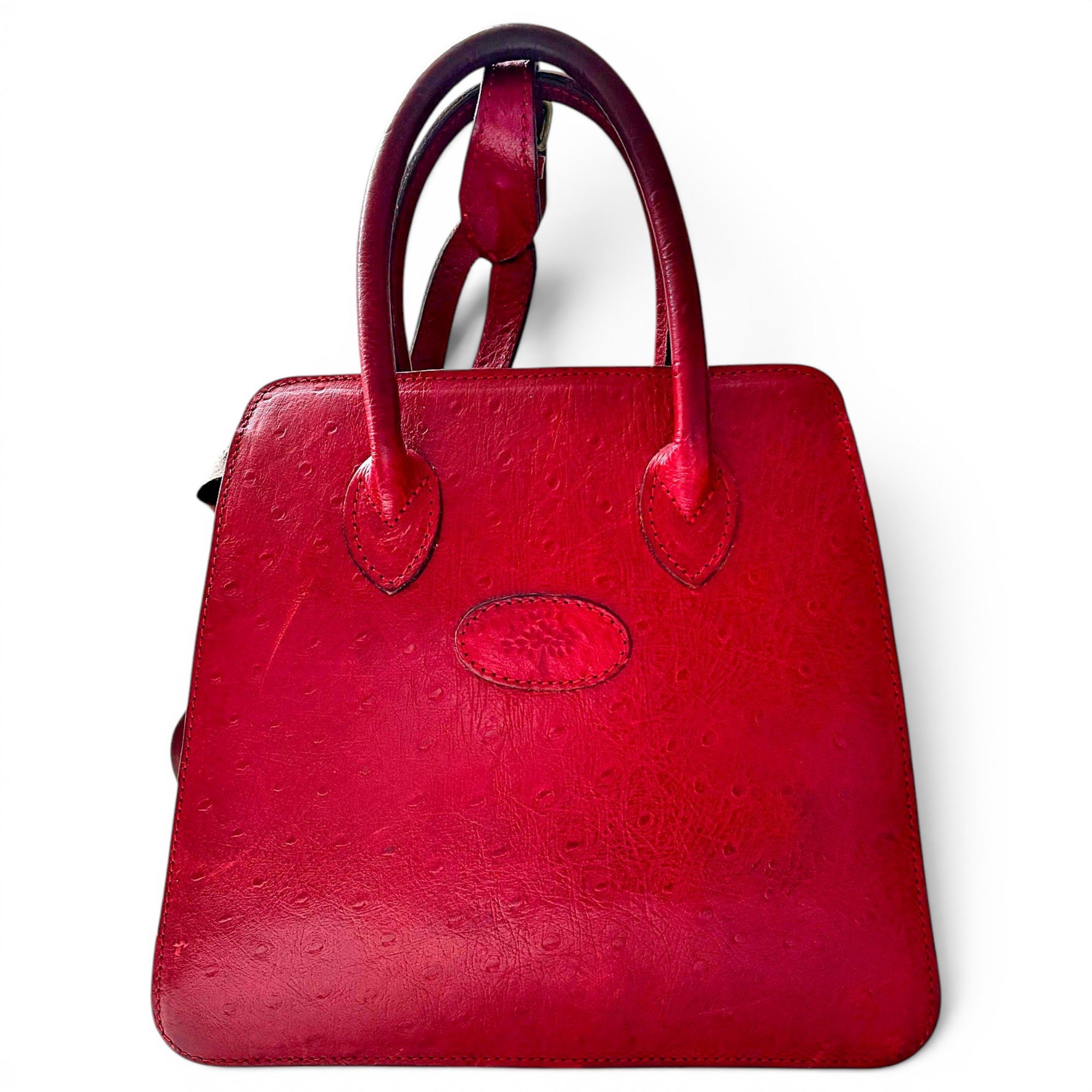 Leather backpack