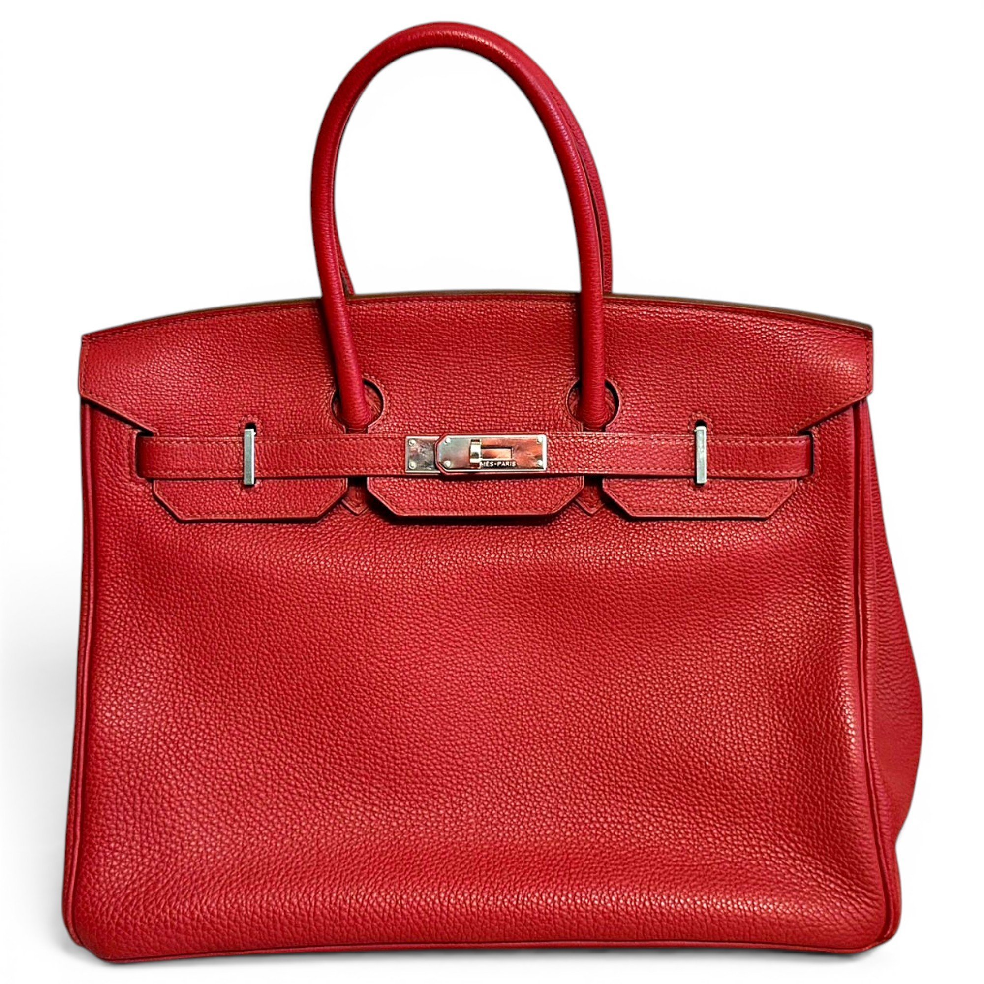 Birkin 35 leather handbag