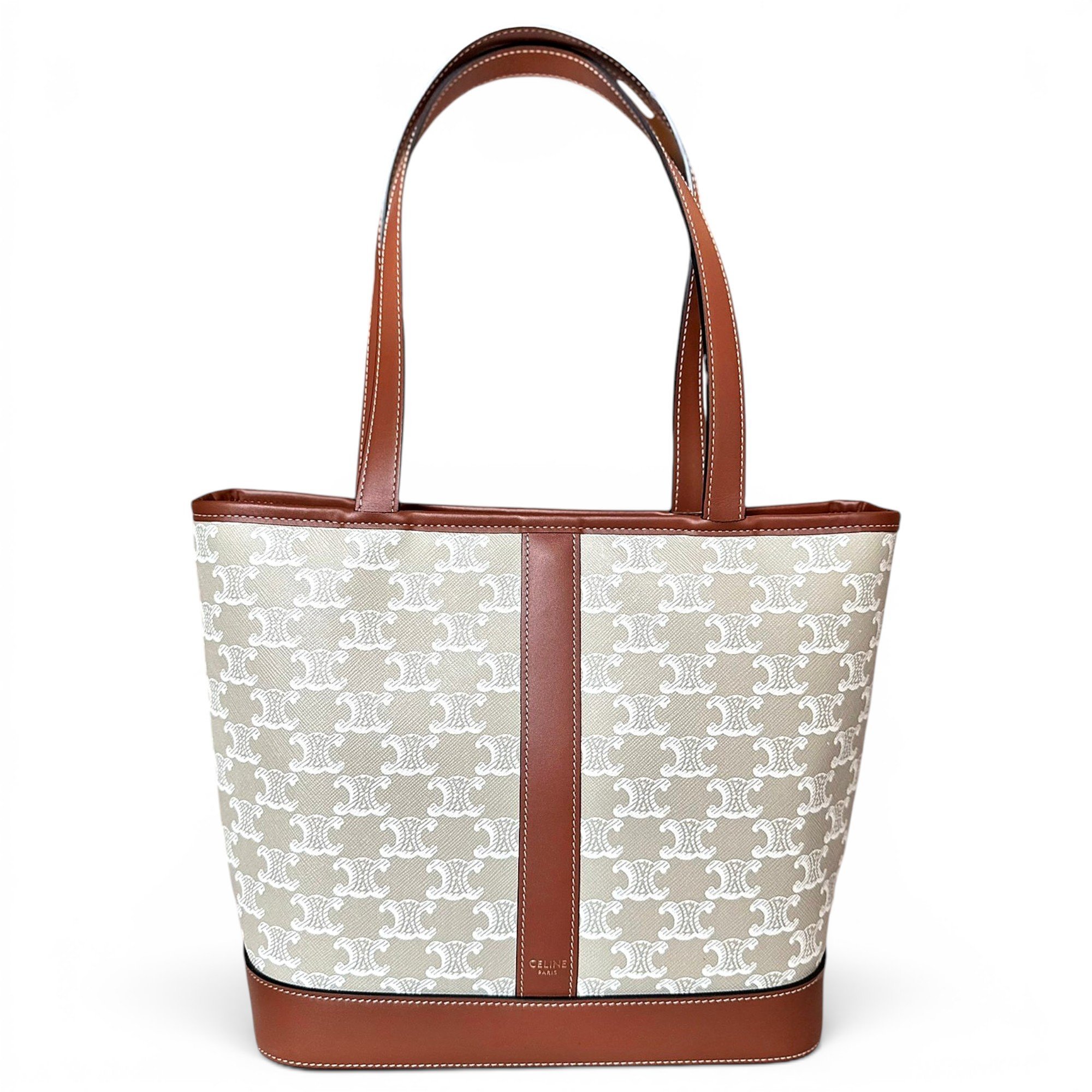 Leather tote