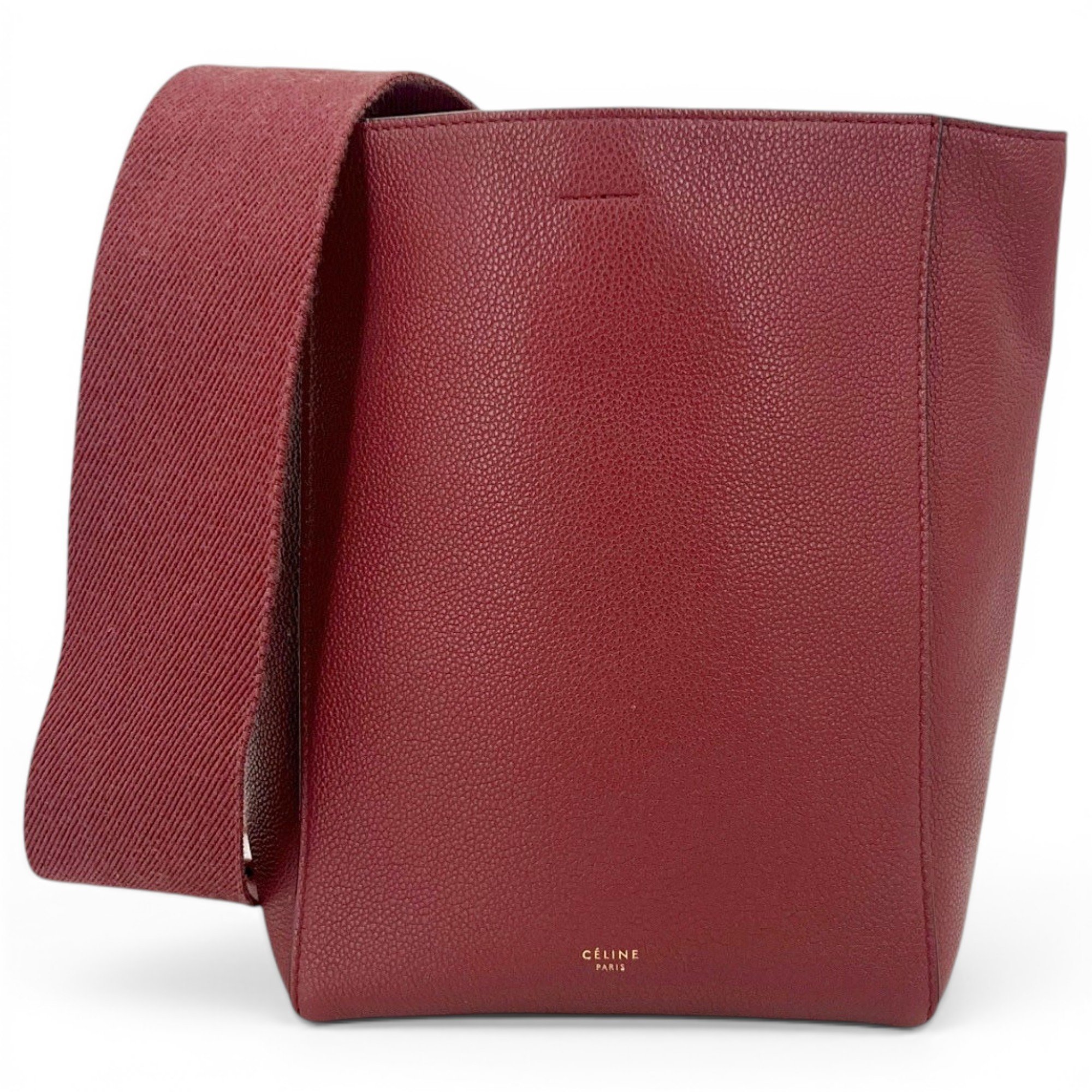 Seau Sangle leather handbag