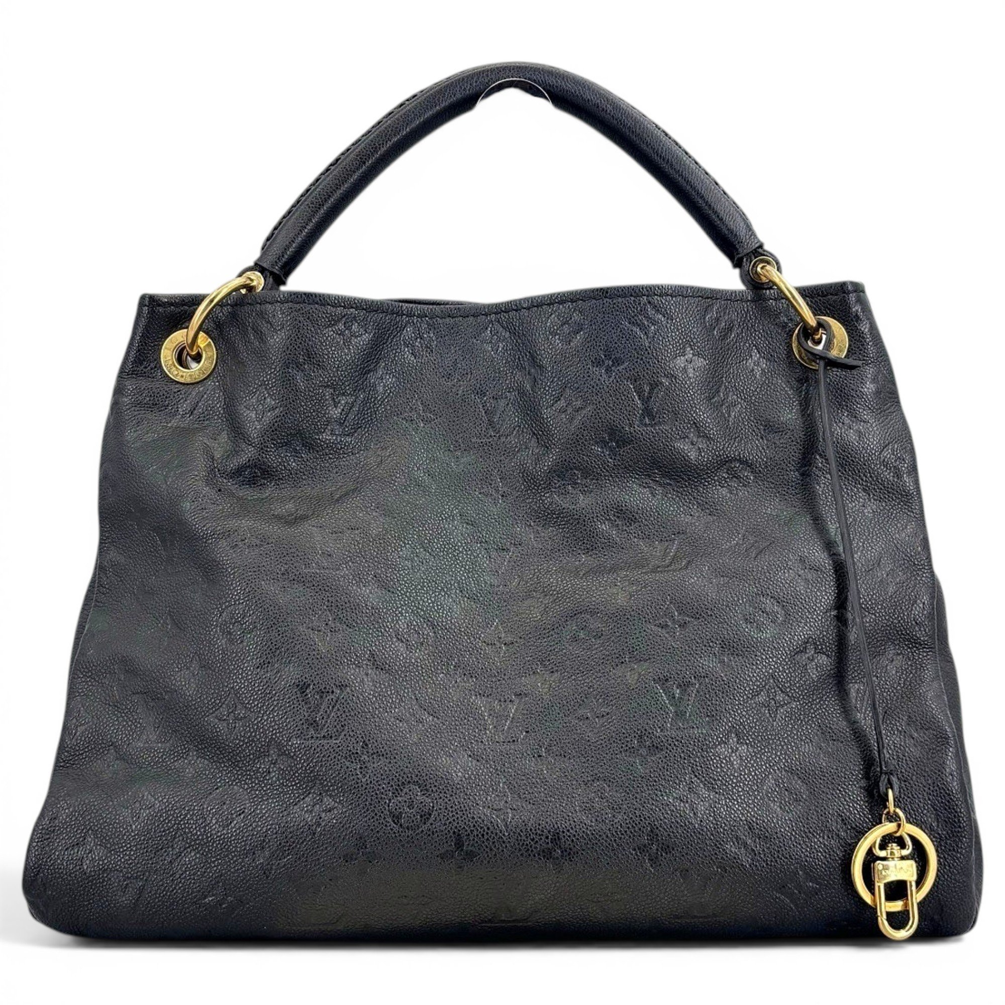 Artsy leather handbag