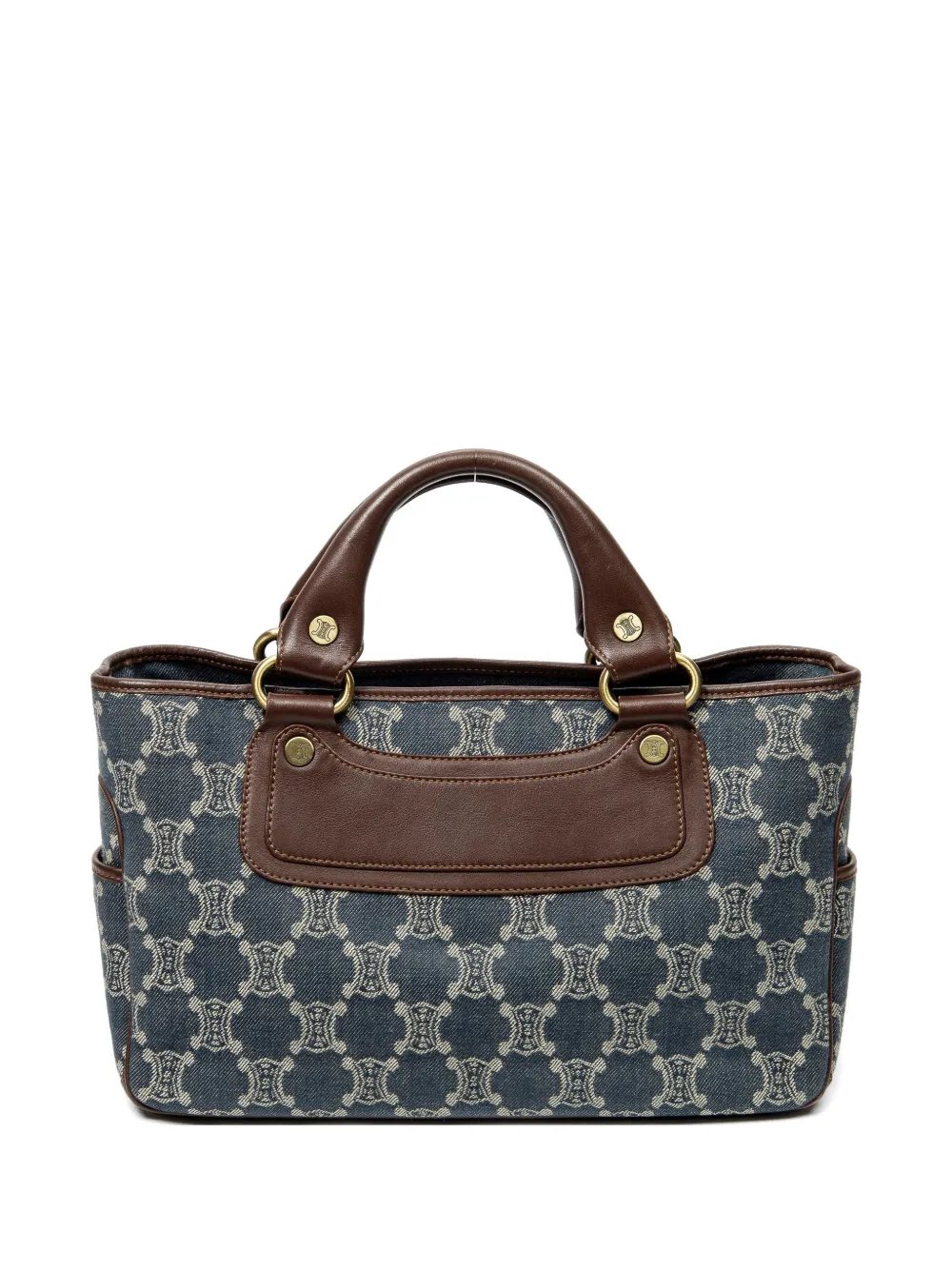 Triomphe denim tote bag