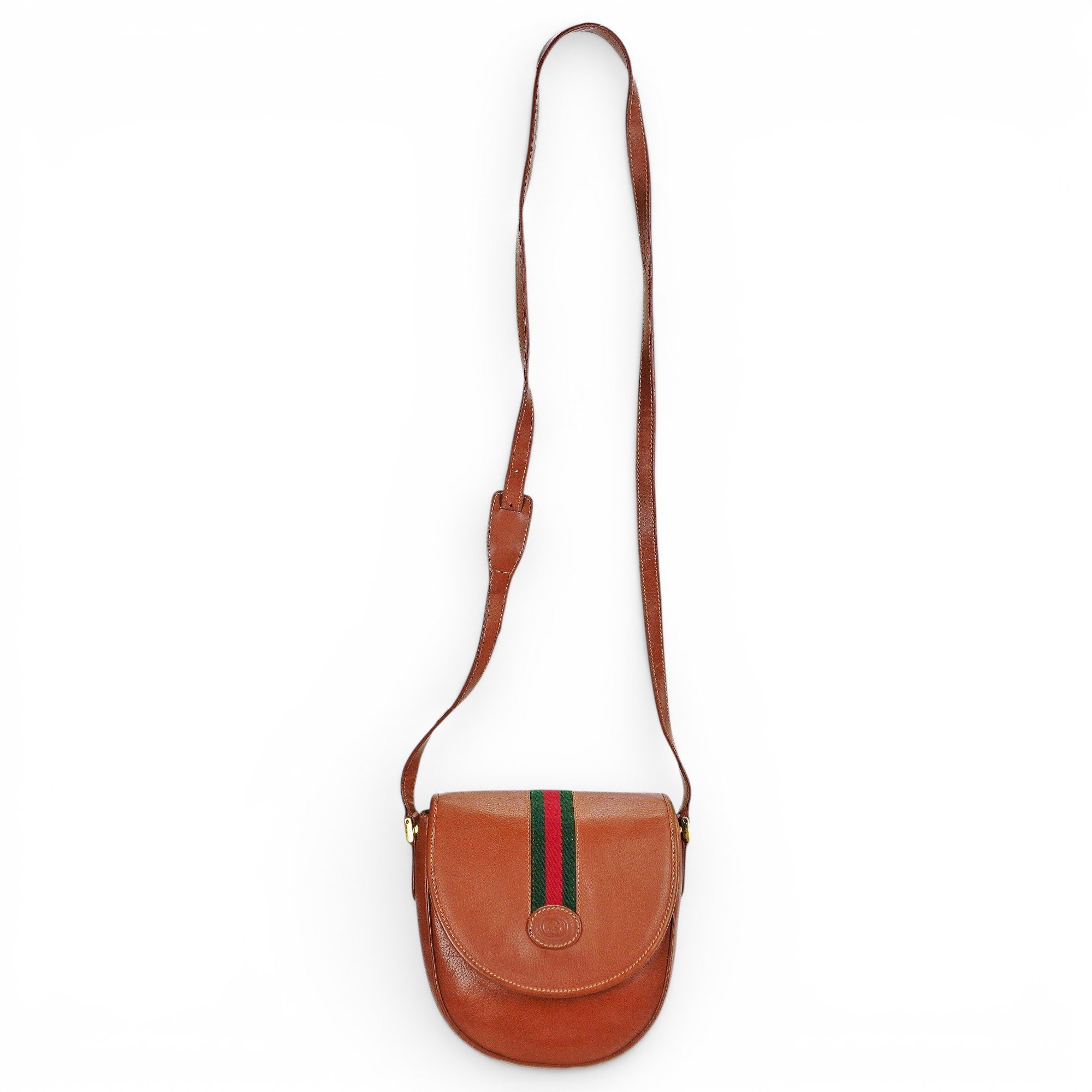 Ophidia leather crossbody bag