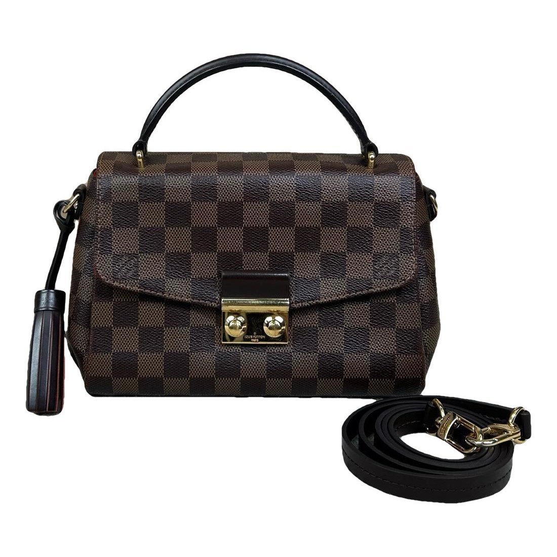 Croisette leather handbag