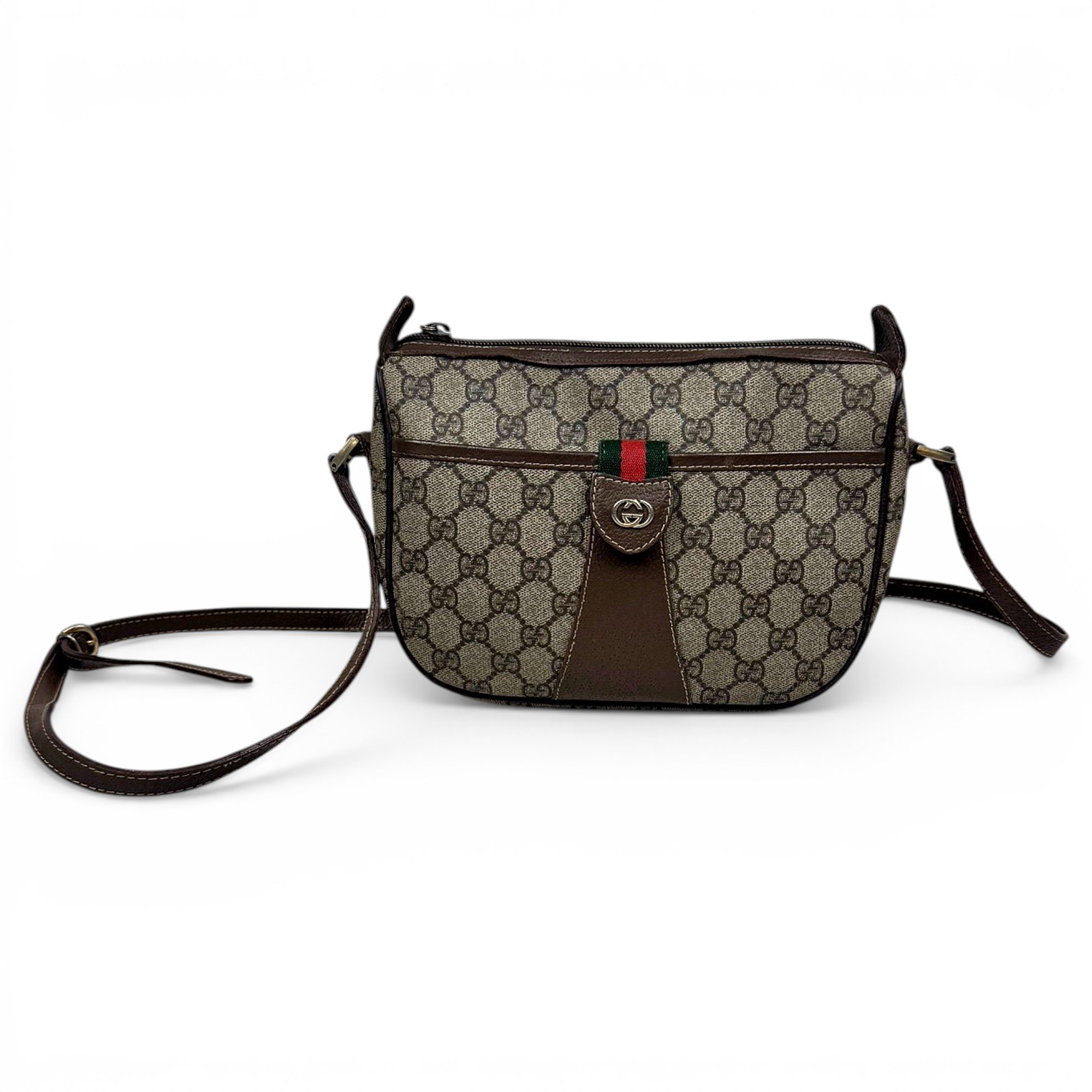 Ophidia GG leather crossbody bag