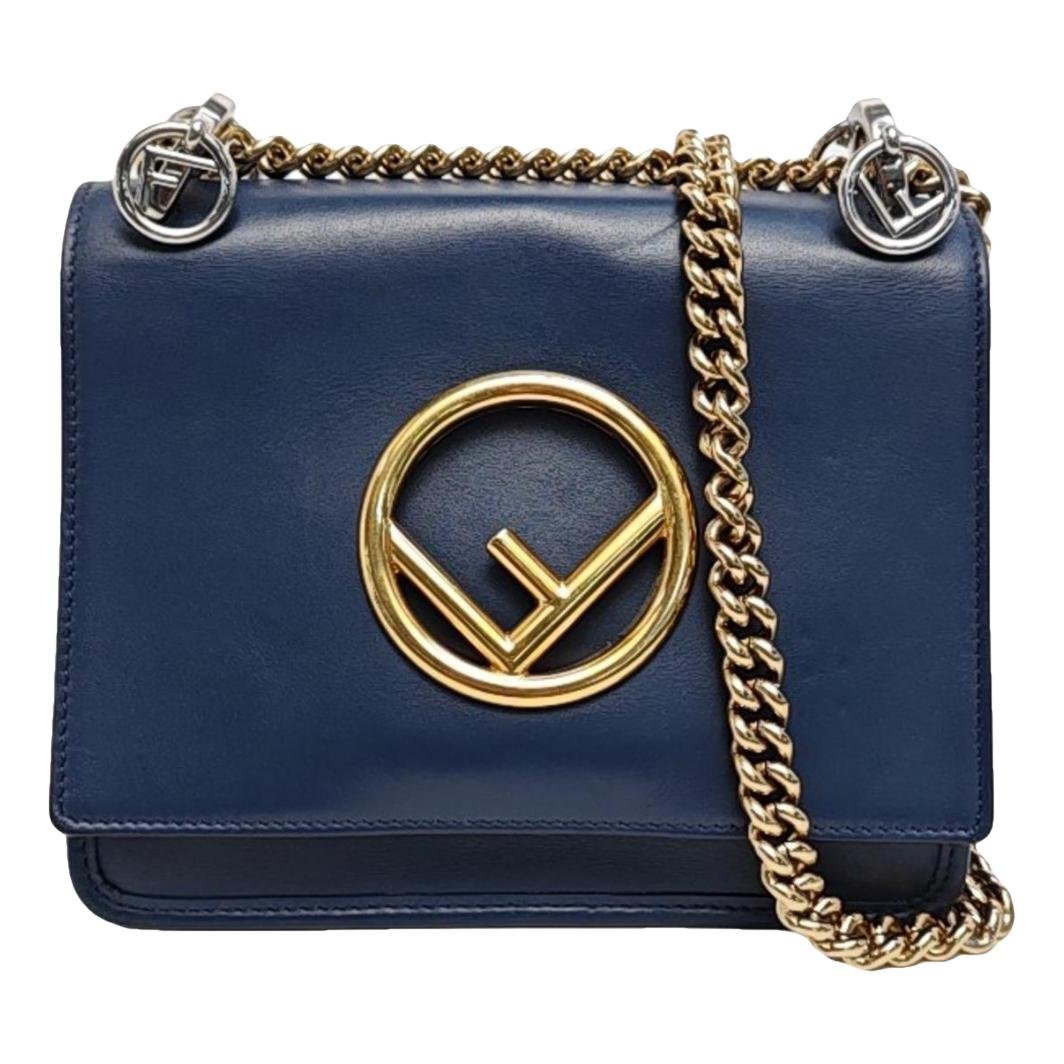 Kan I Logo leather handbag