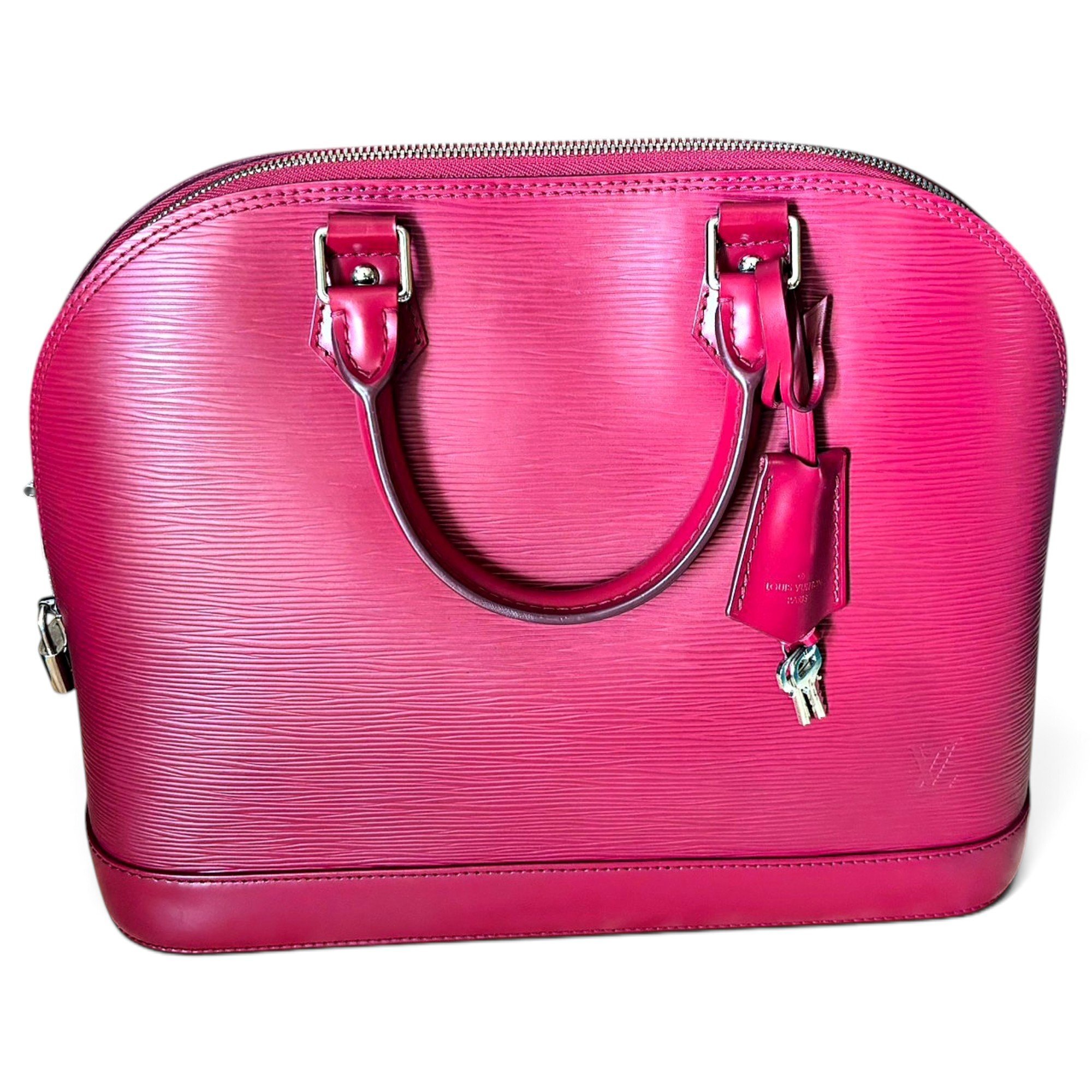 Louis Vuitton Alma leather handbag