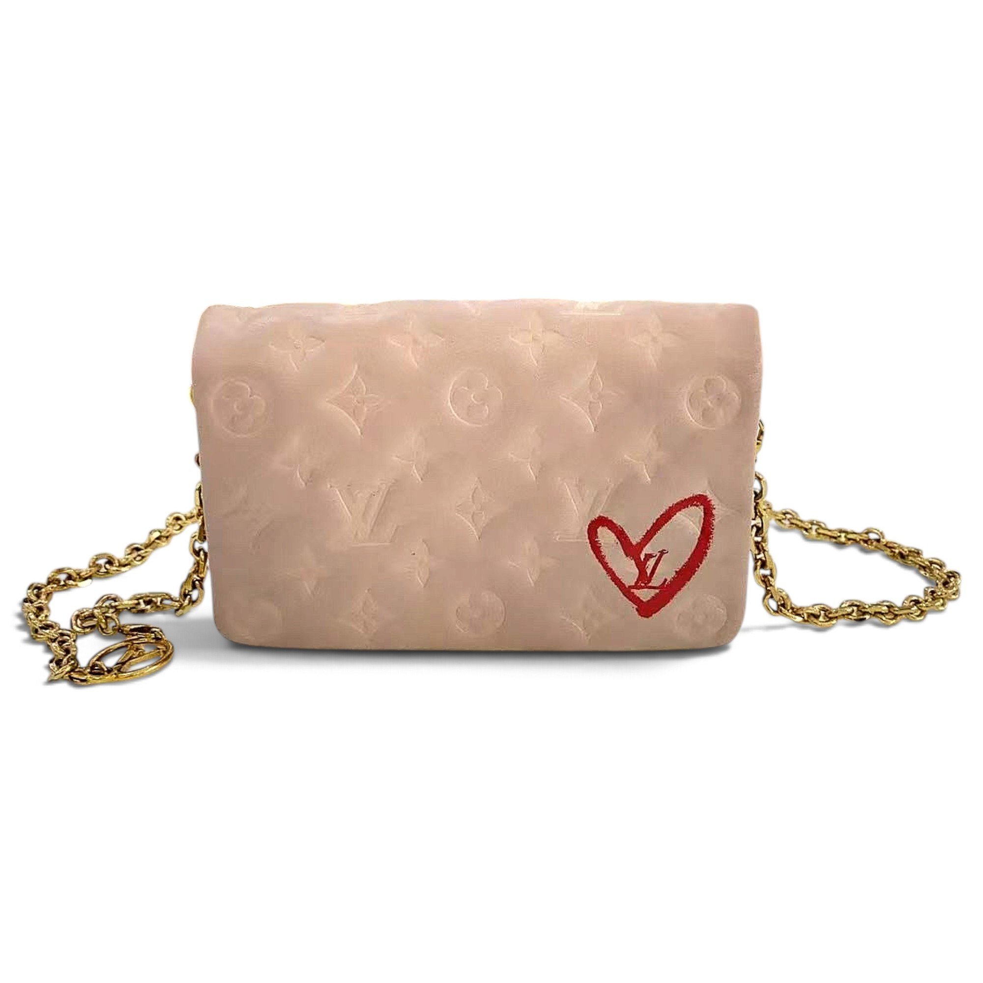 Coussin leather handbag