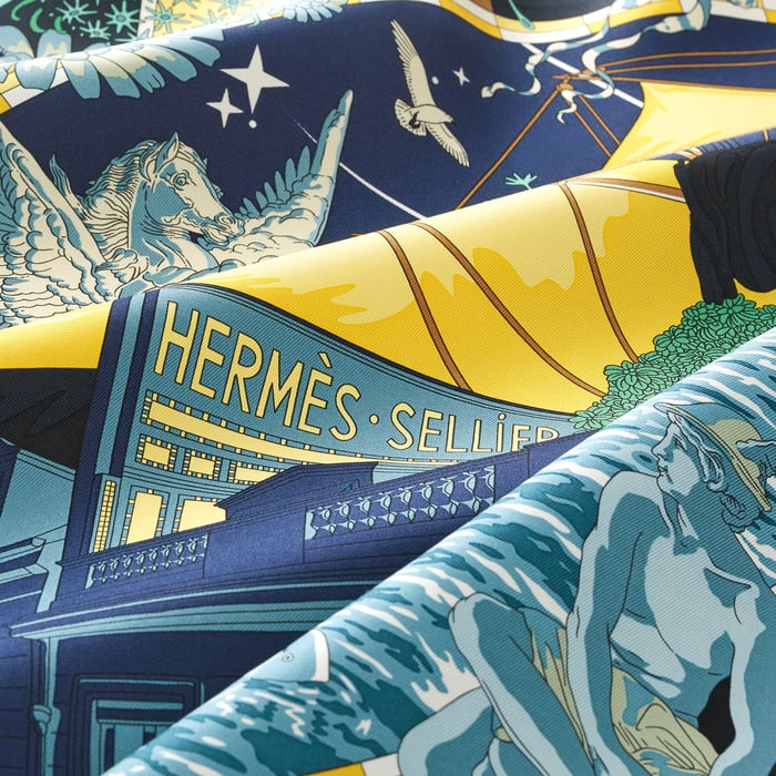 Hermes Flagship 스카프 90