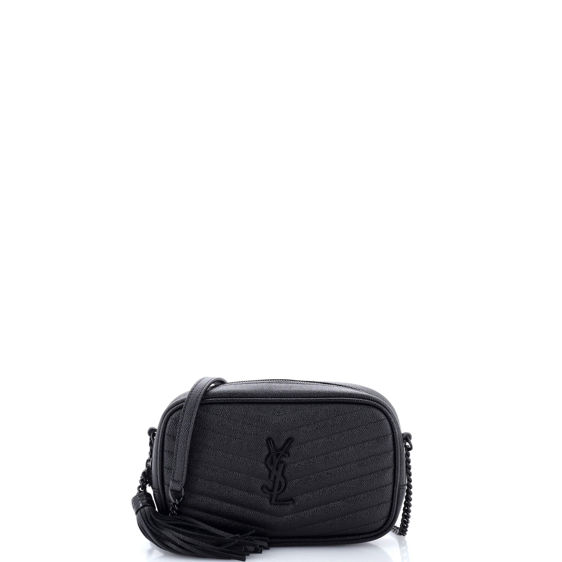 Lou Camera Bag Matelasse Chevron Leather Mini